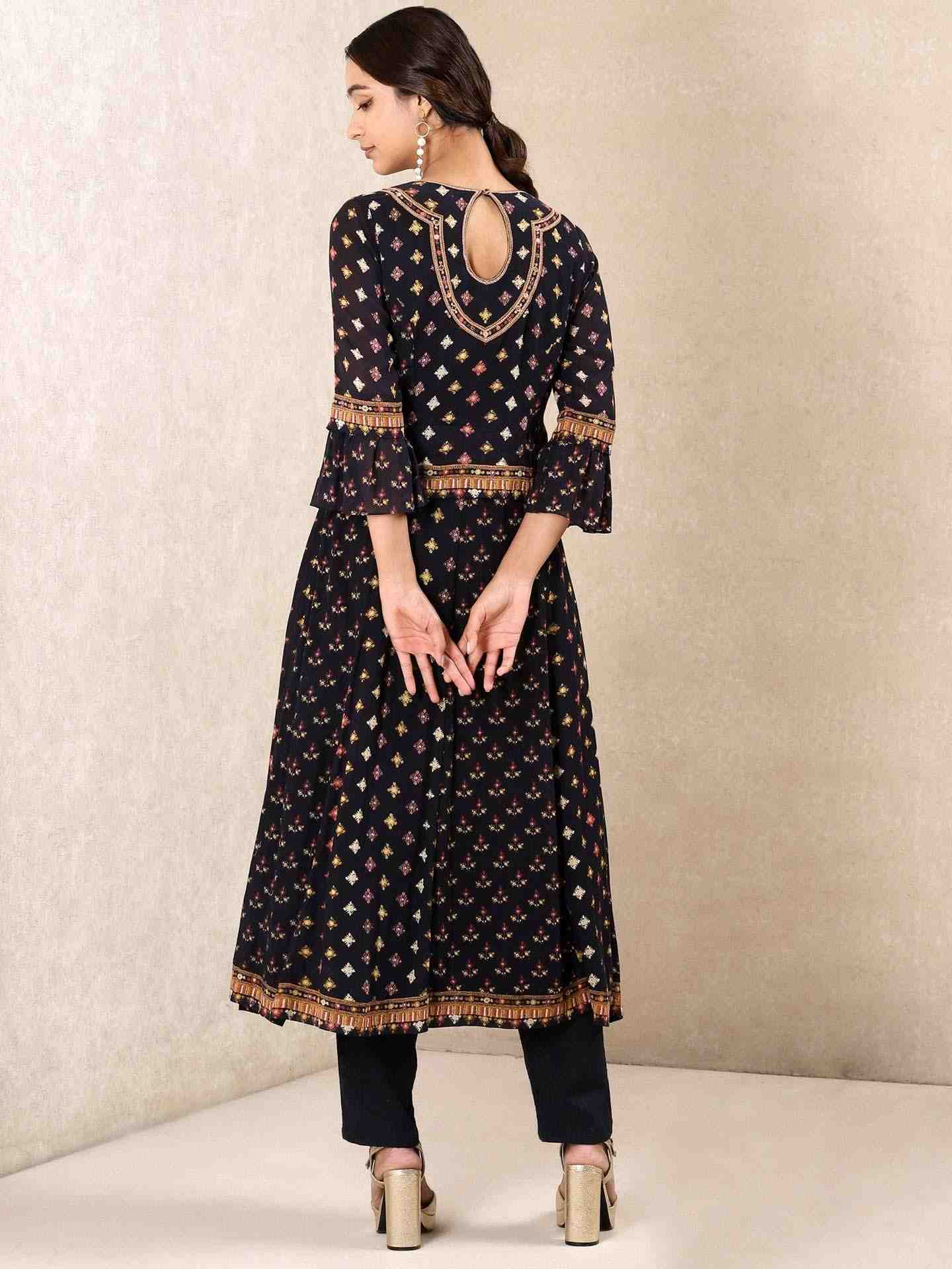 Black Bandish Co-Ord Set