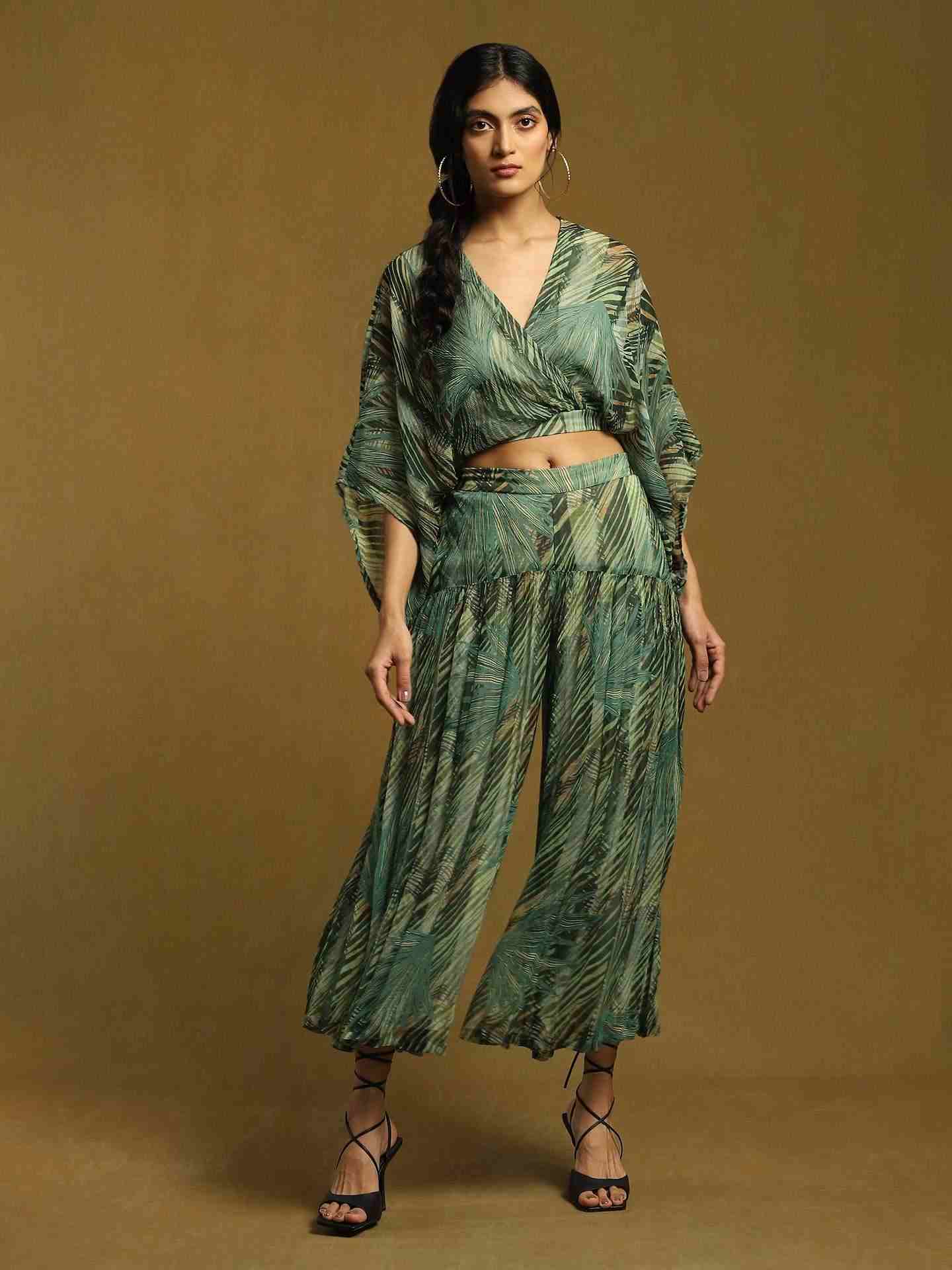Green Leafy Co-Ord Set