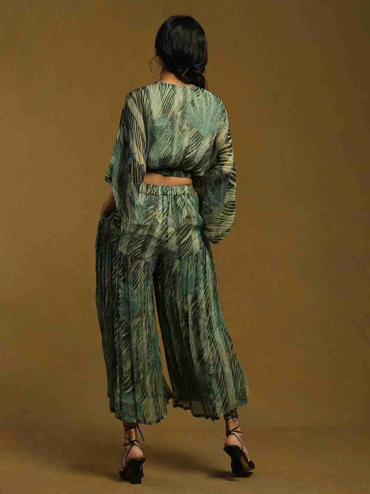 Green Leafy Co-Ord Set
