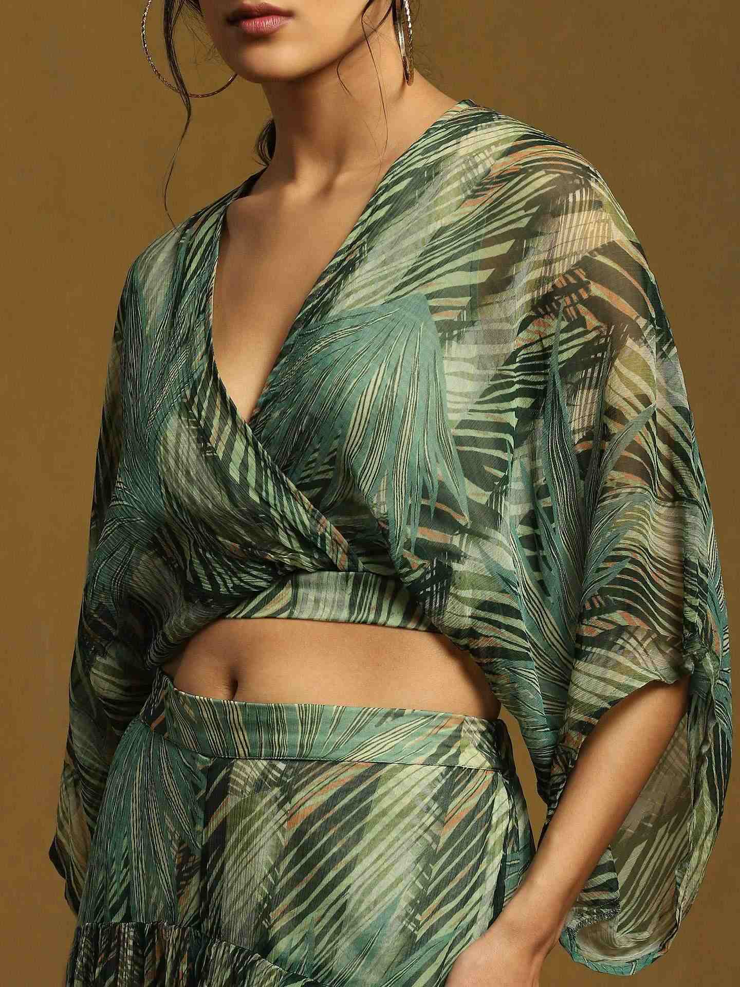Green Leafy Co-Ord Set