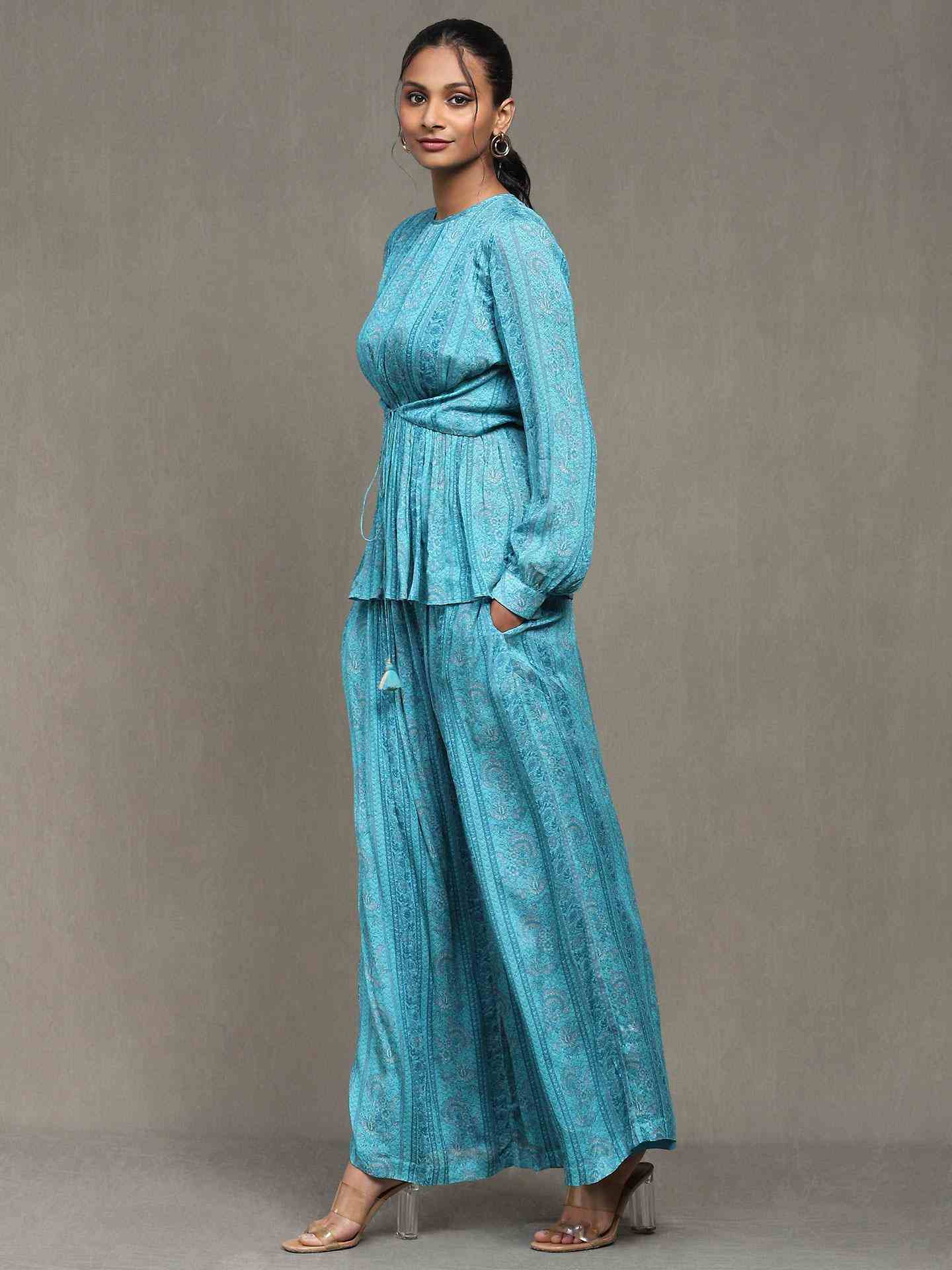 Blue Korbi Co-Ord Set