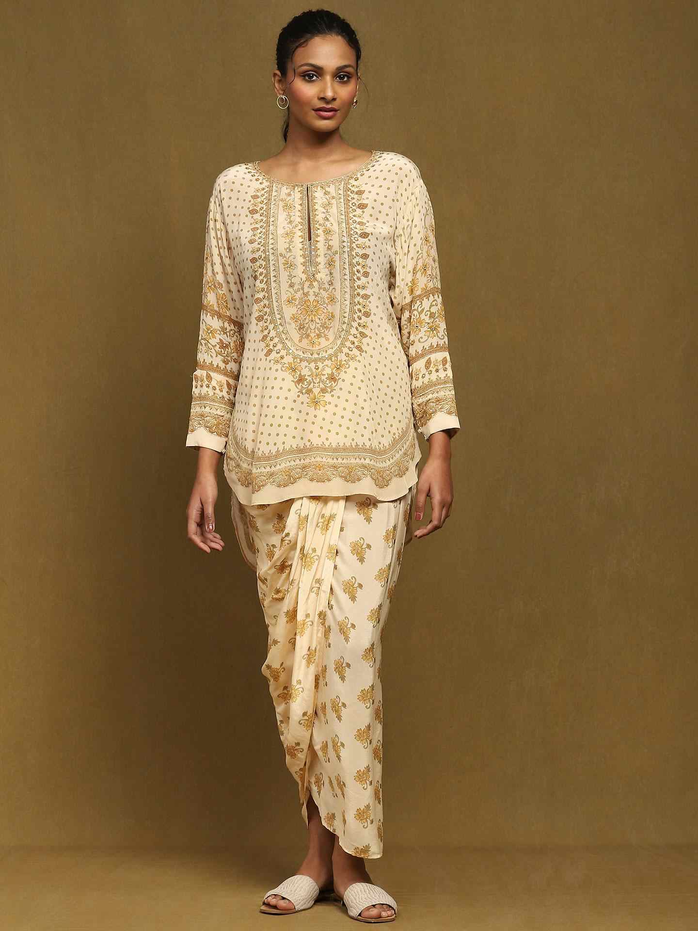 Beige Vahida Co-Ord Set
