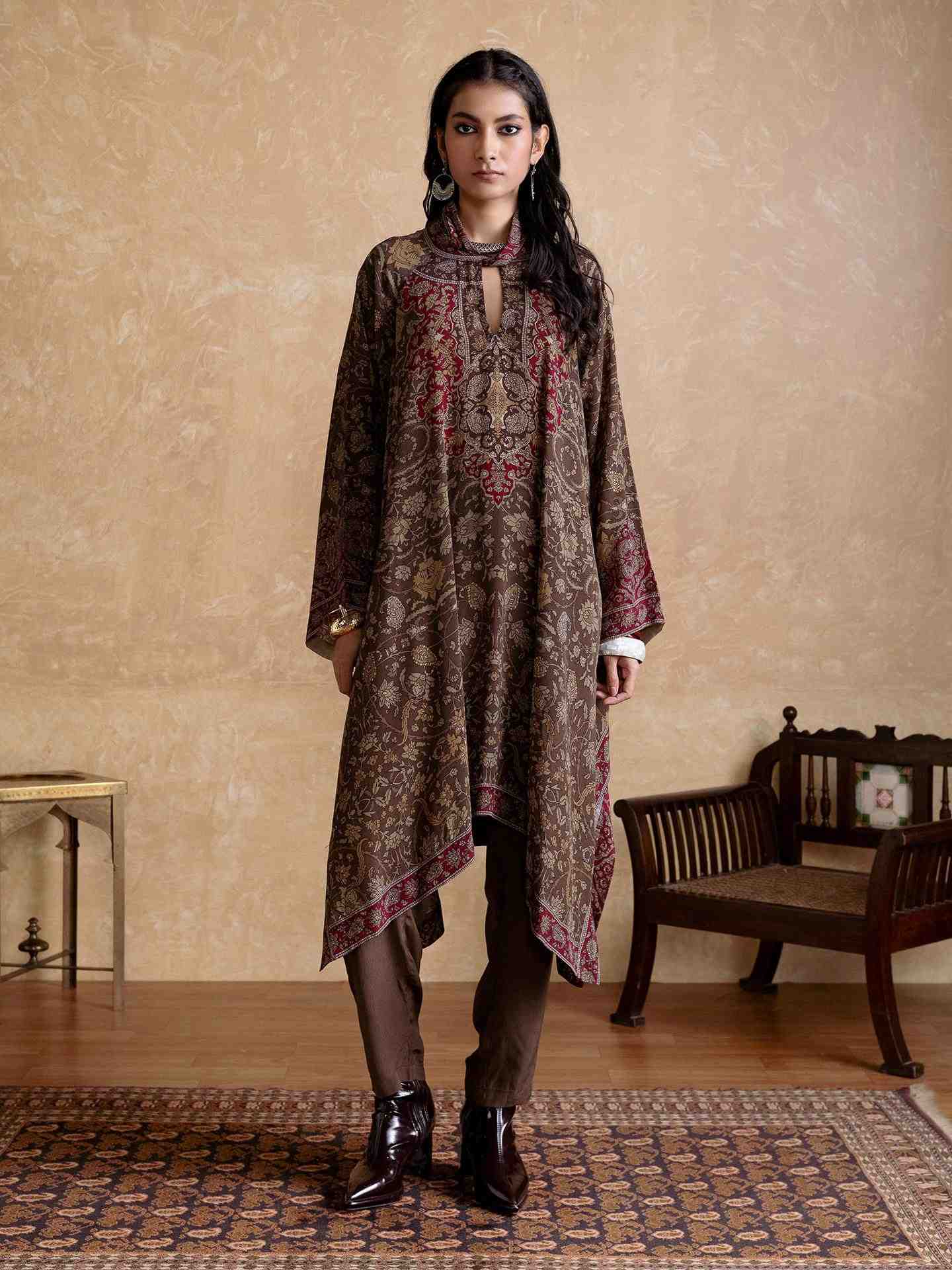 Brown Sonmarg Co-Ord Set