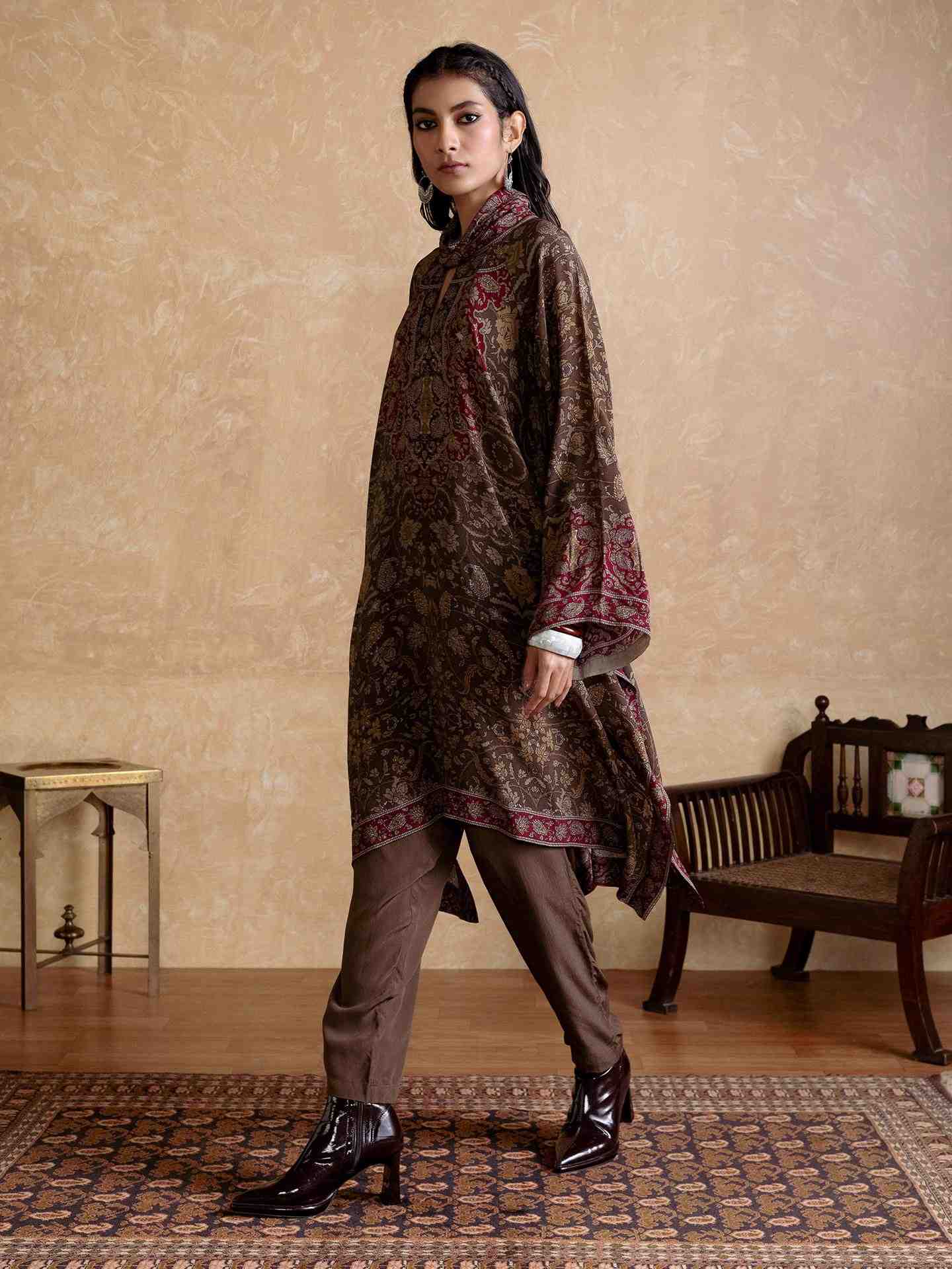 Brown Sonmarg Co-Ord Set