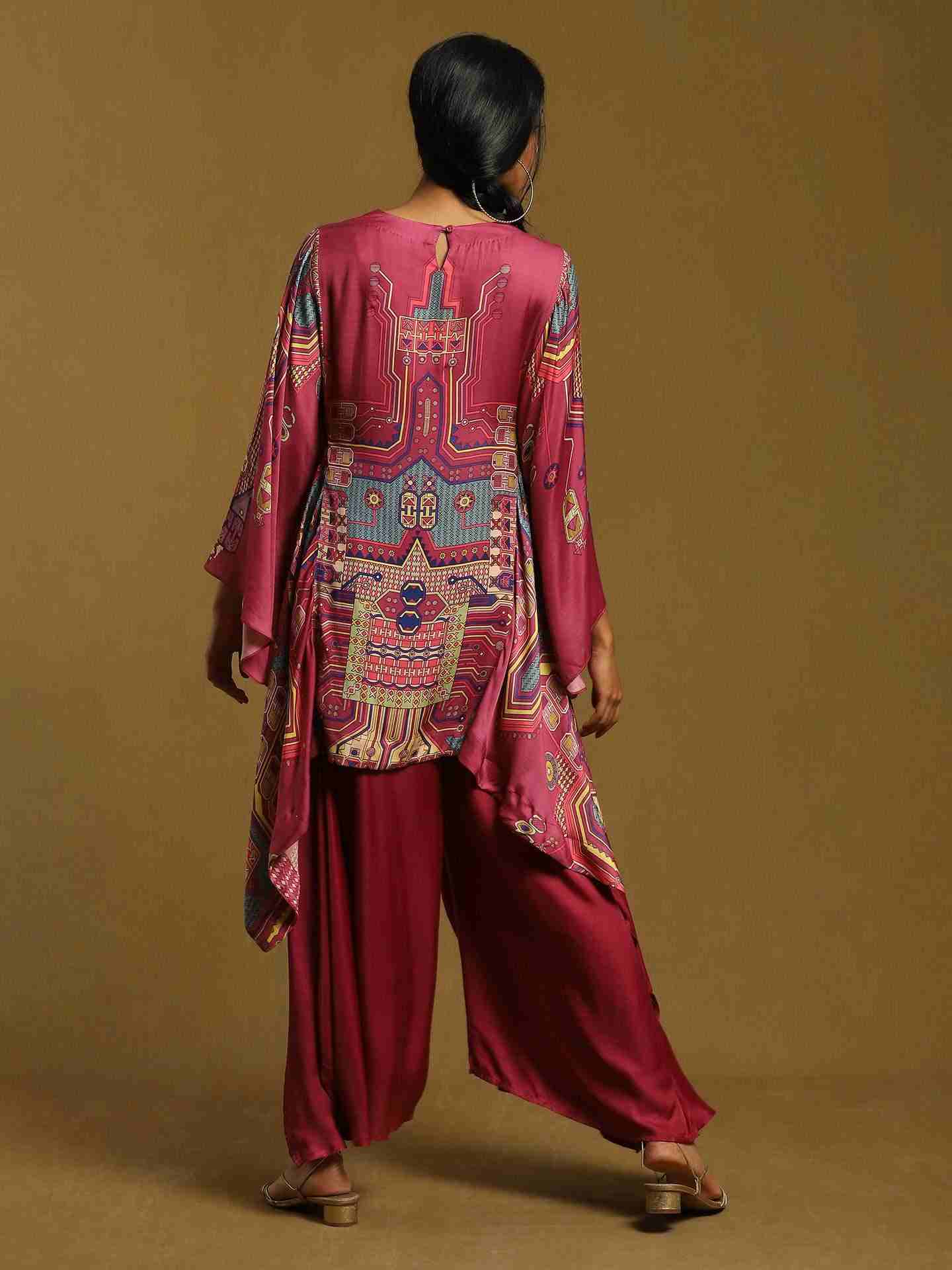 Purple Circuit Co-Ord Set