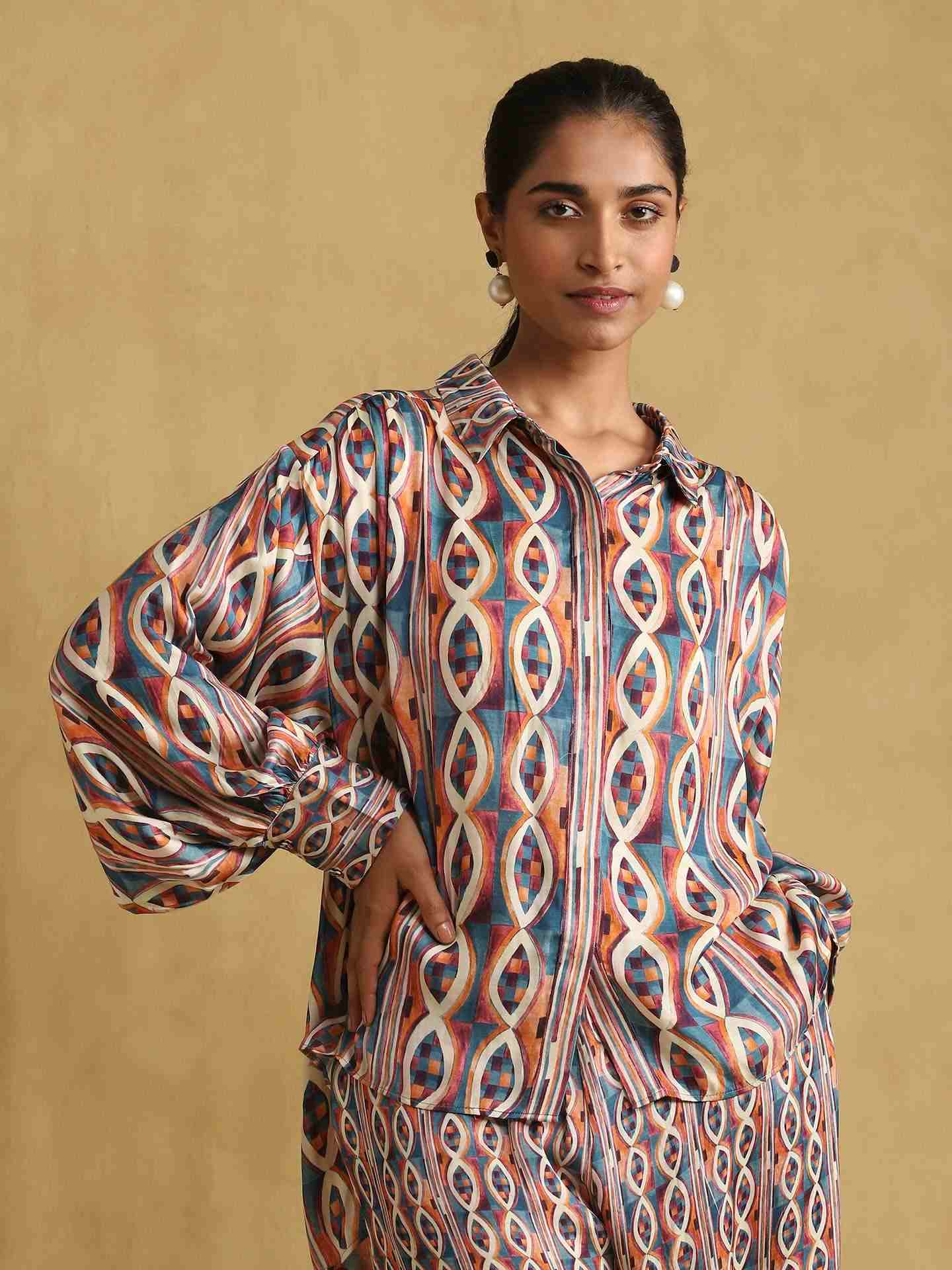 Blue Rubix Co-Ord Set