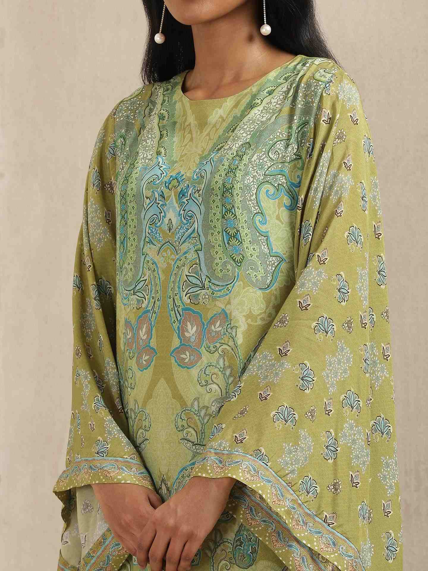 Green Meriyum Co-Ord Set