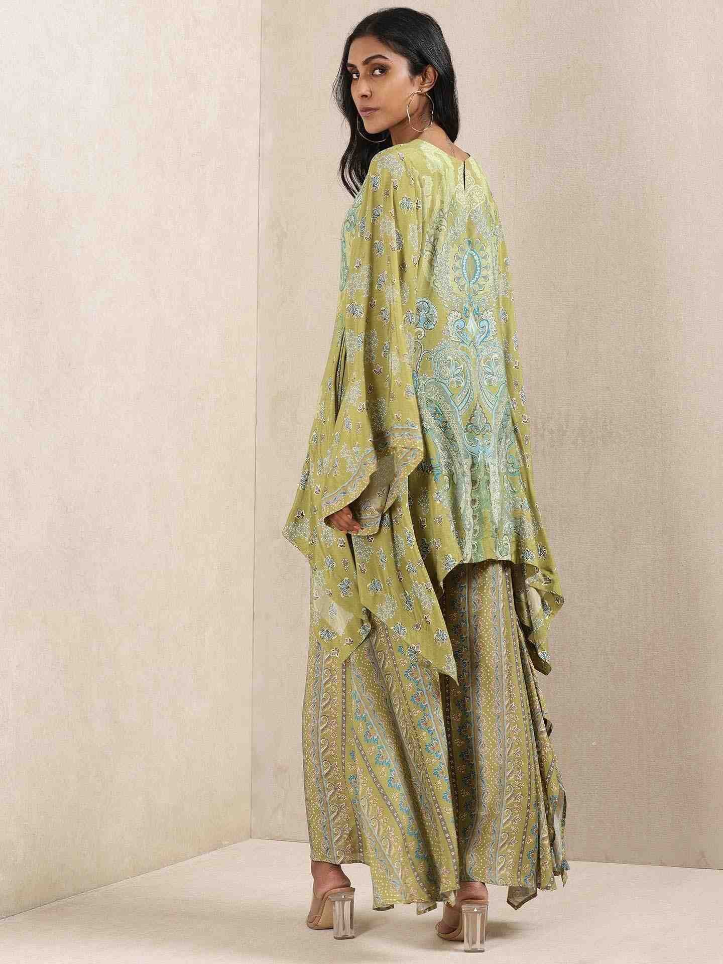 Green Meriyum Co-Ord Set