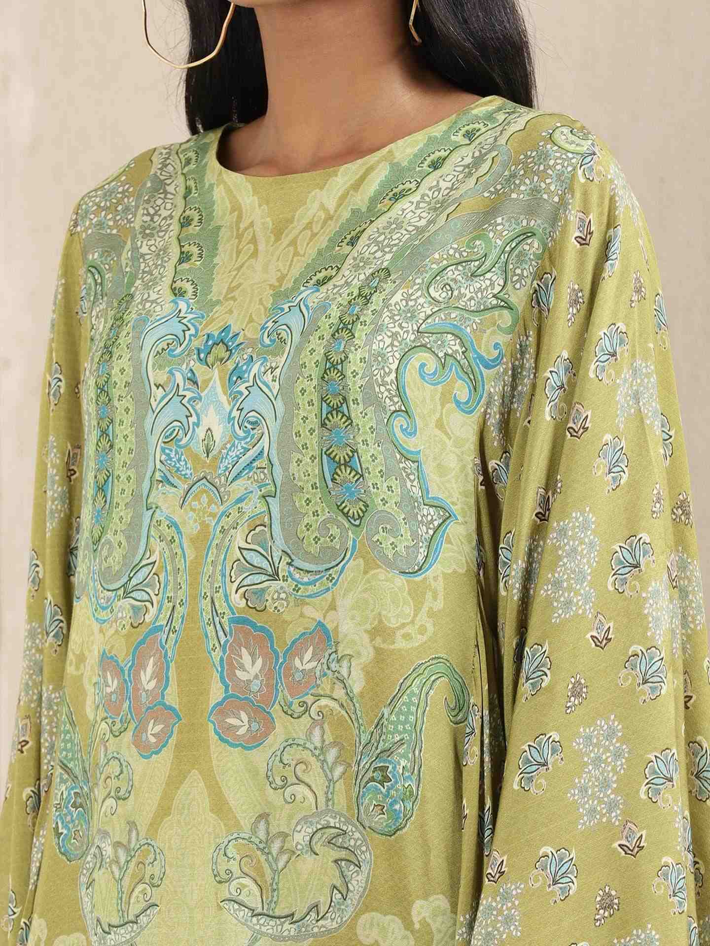 Green Meriyum Co-Ord Set