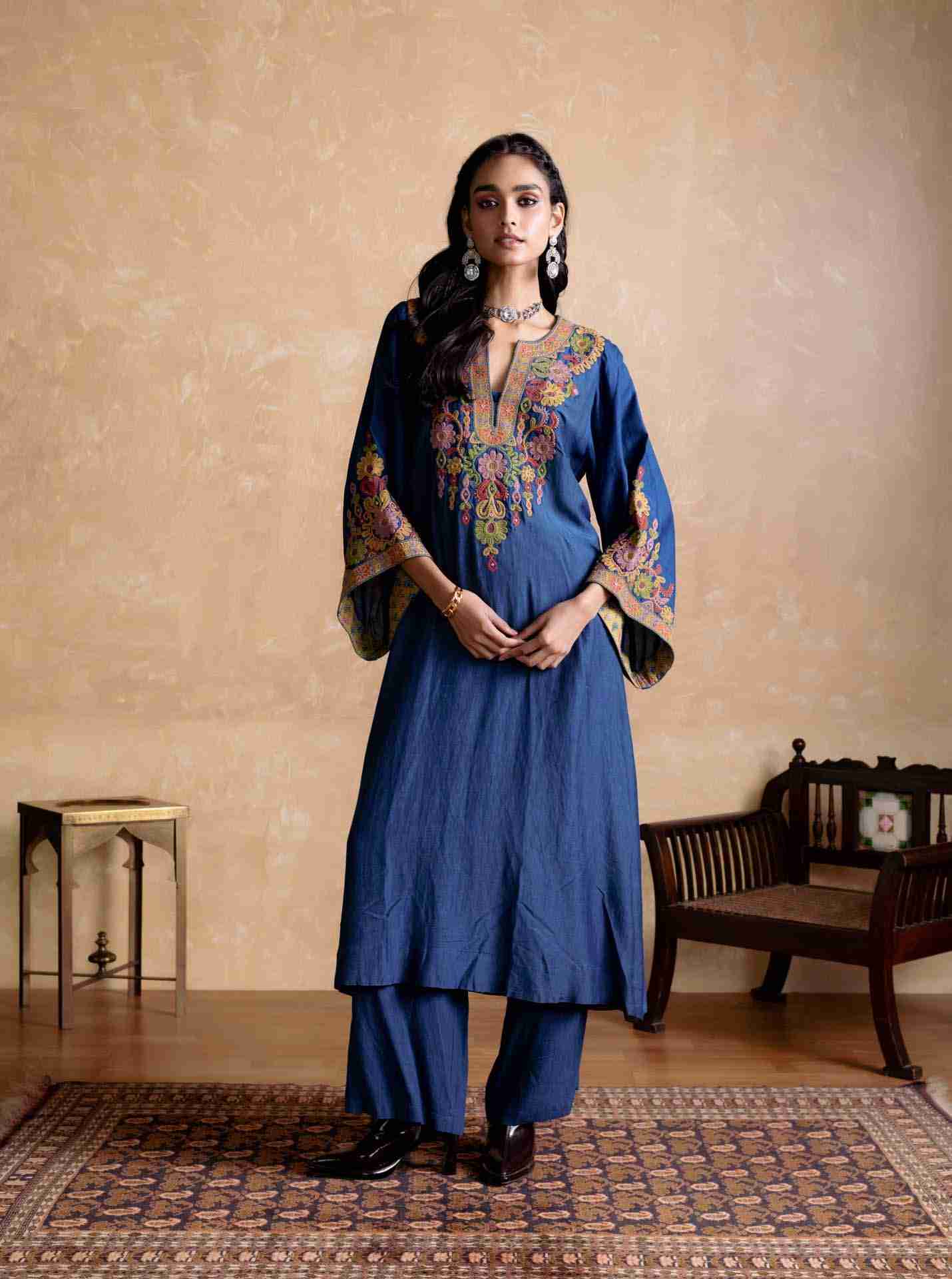 Blue Suta Kurta Set