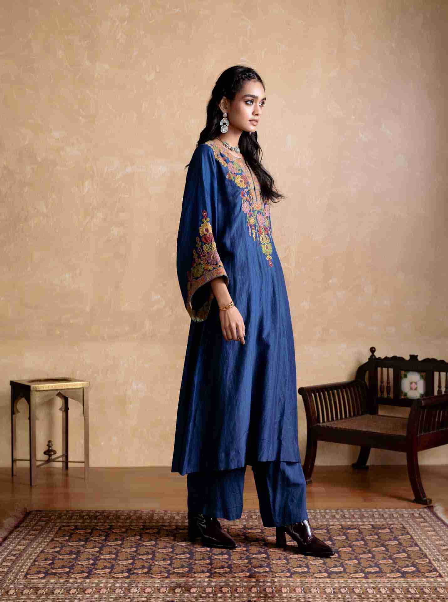 Blue Suta Kurta Set