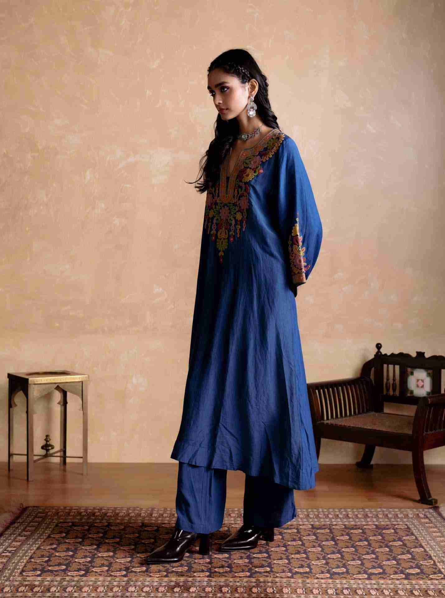 Blue Suta Kurta Set