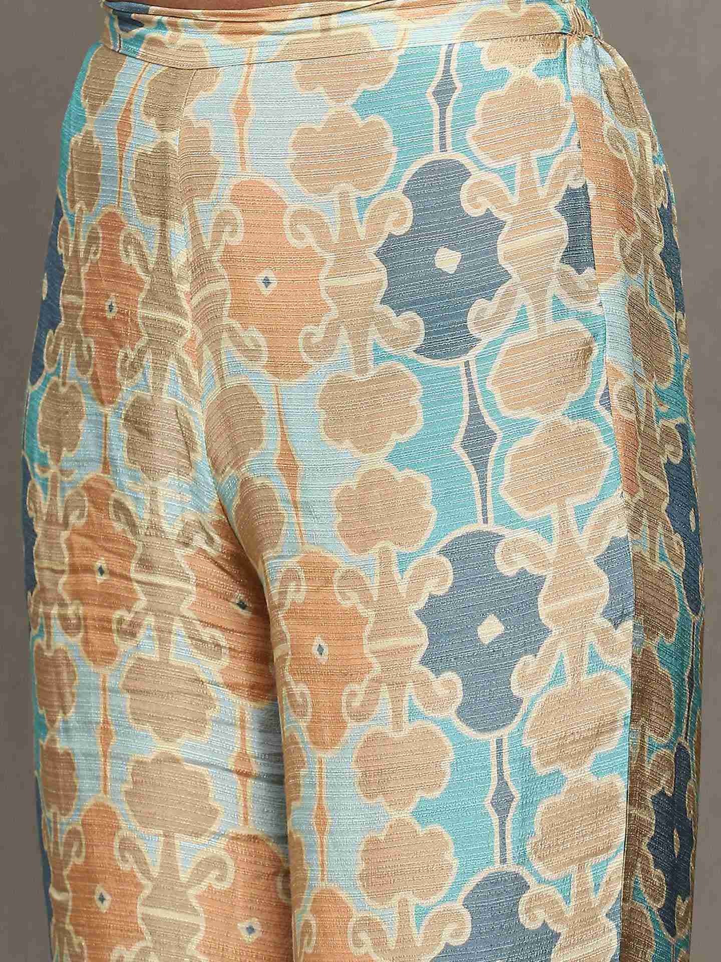 Aqua Blue Fresco Kurta Set