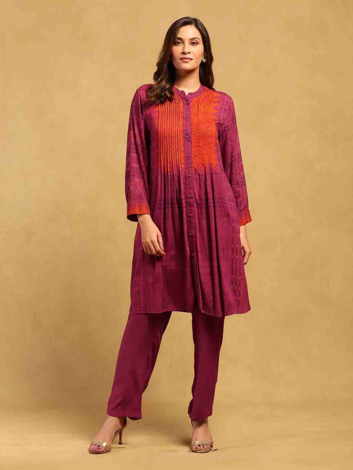 Red Aninda Kurta Set