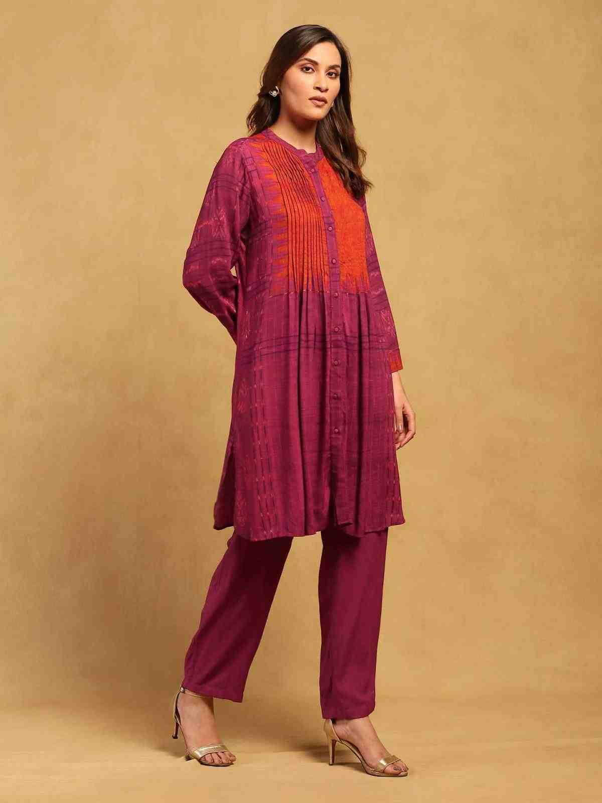 Red Aninda Kurta Set