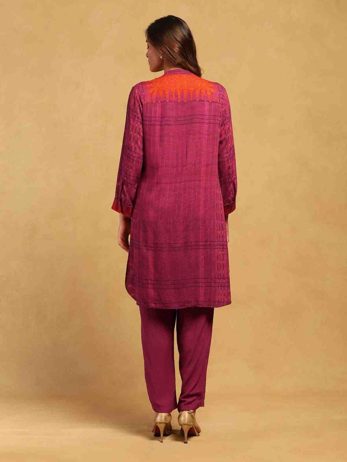 Red Aninda Kurta Set