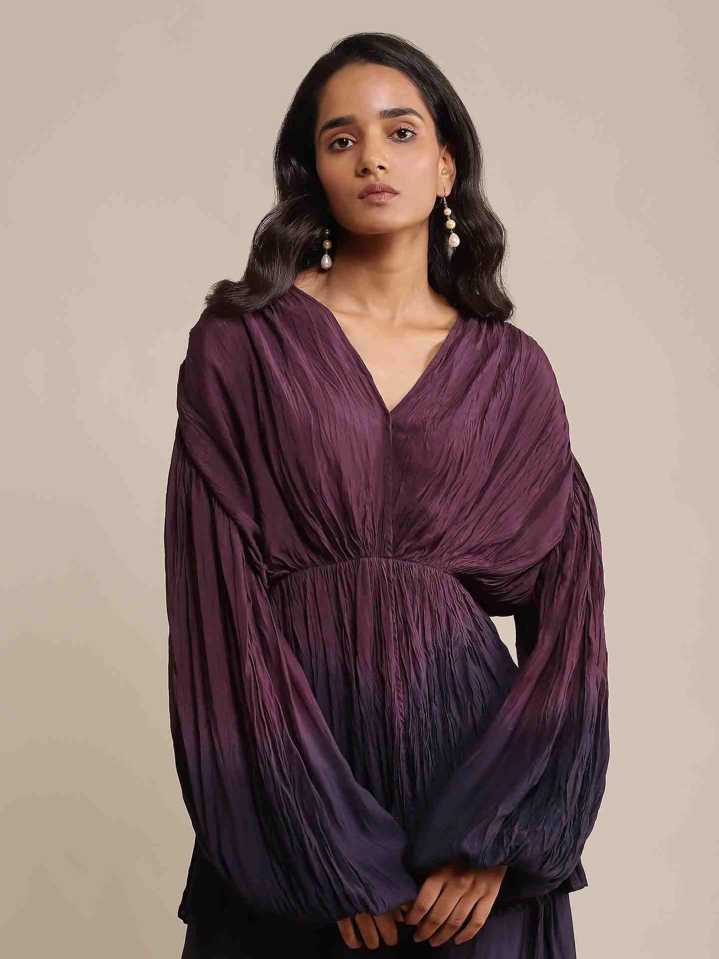 Purple Ombre Suit Set