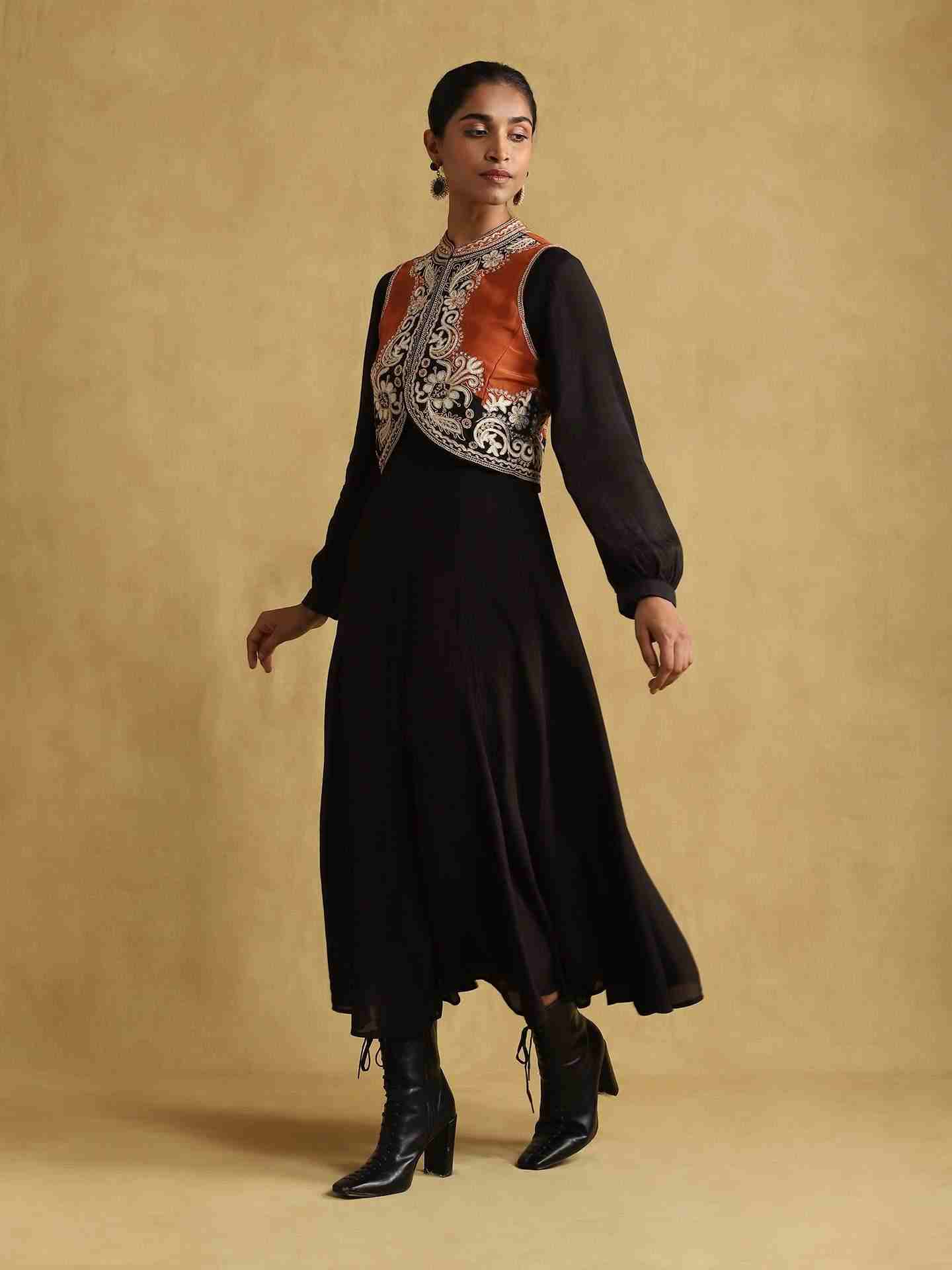 Black Arabesque Dress