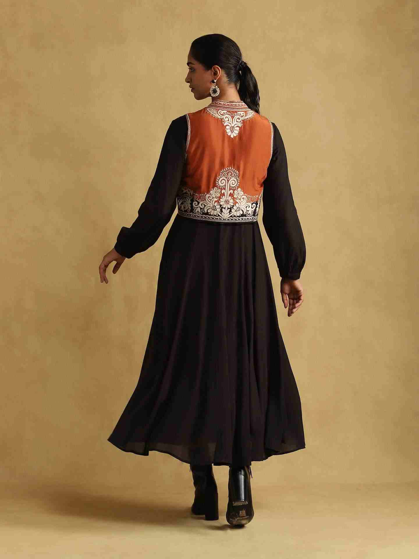 Black Arabesque Dress