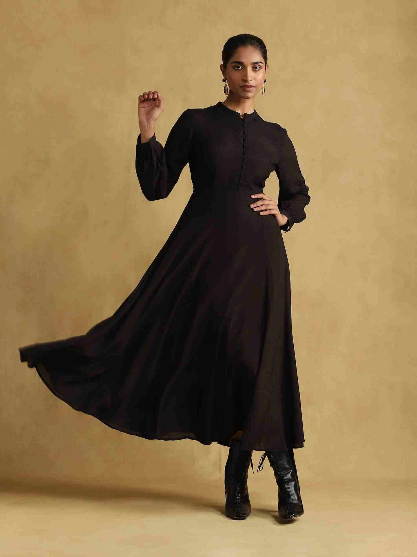 Black Arabesque Dress