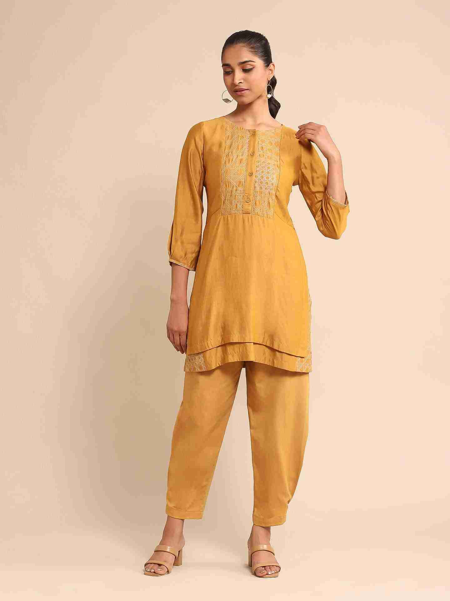 Yellow Urban Elysian Co-Ord Set