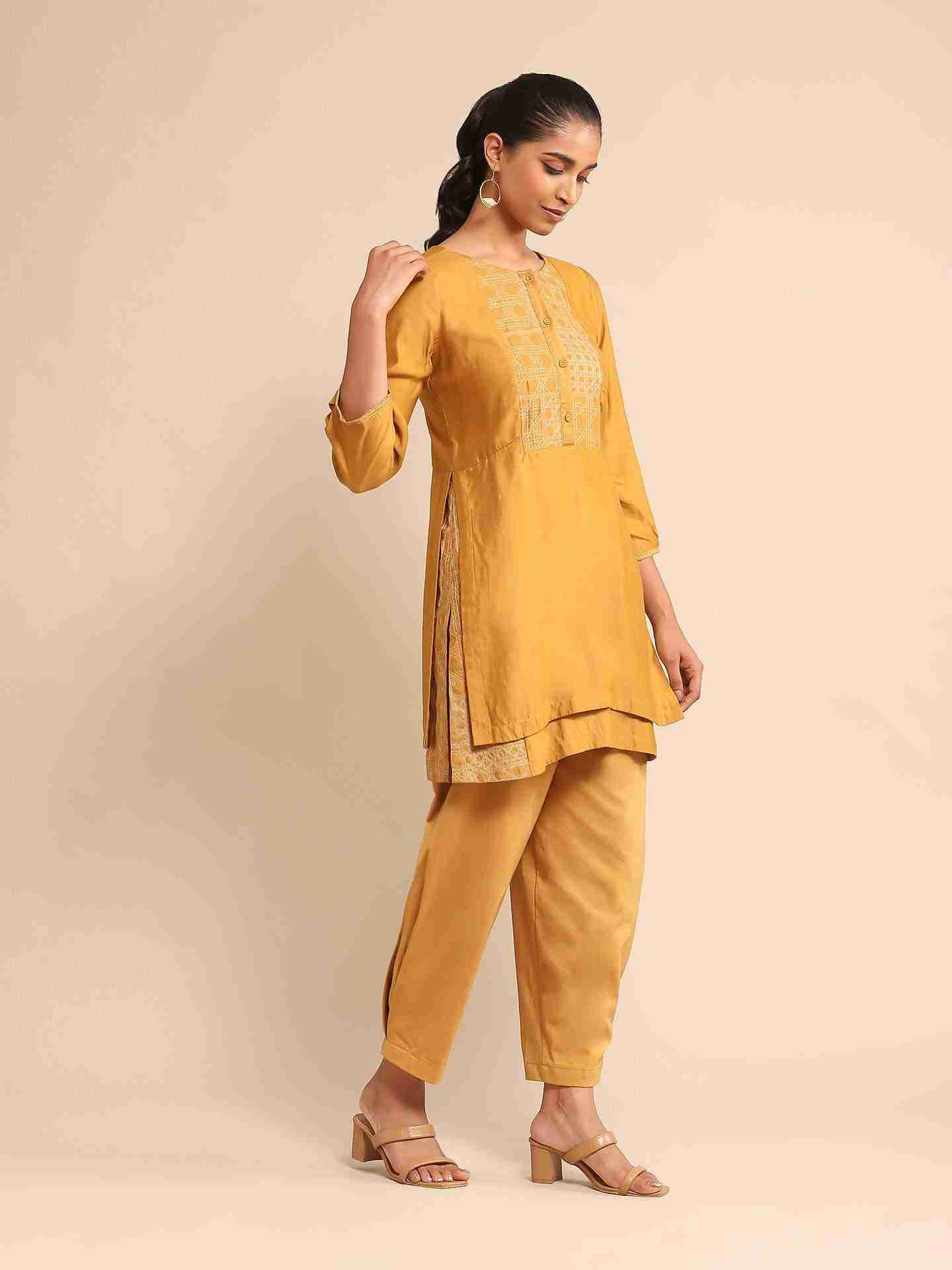 Yellow Urban Elysian Co-Ord Set