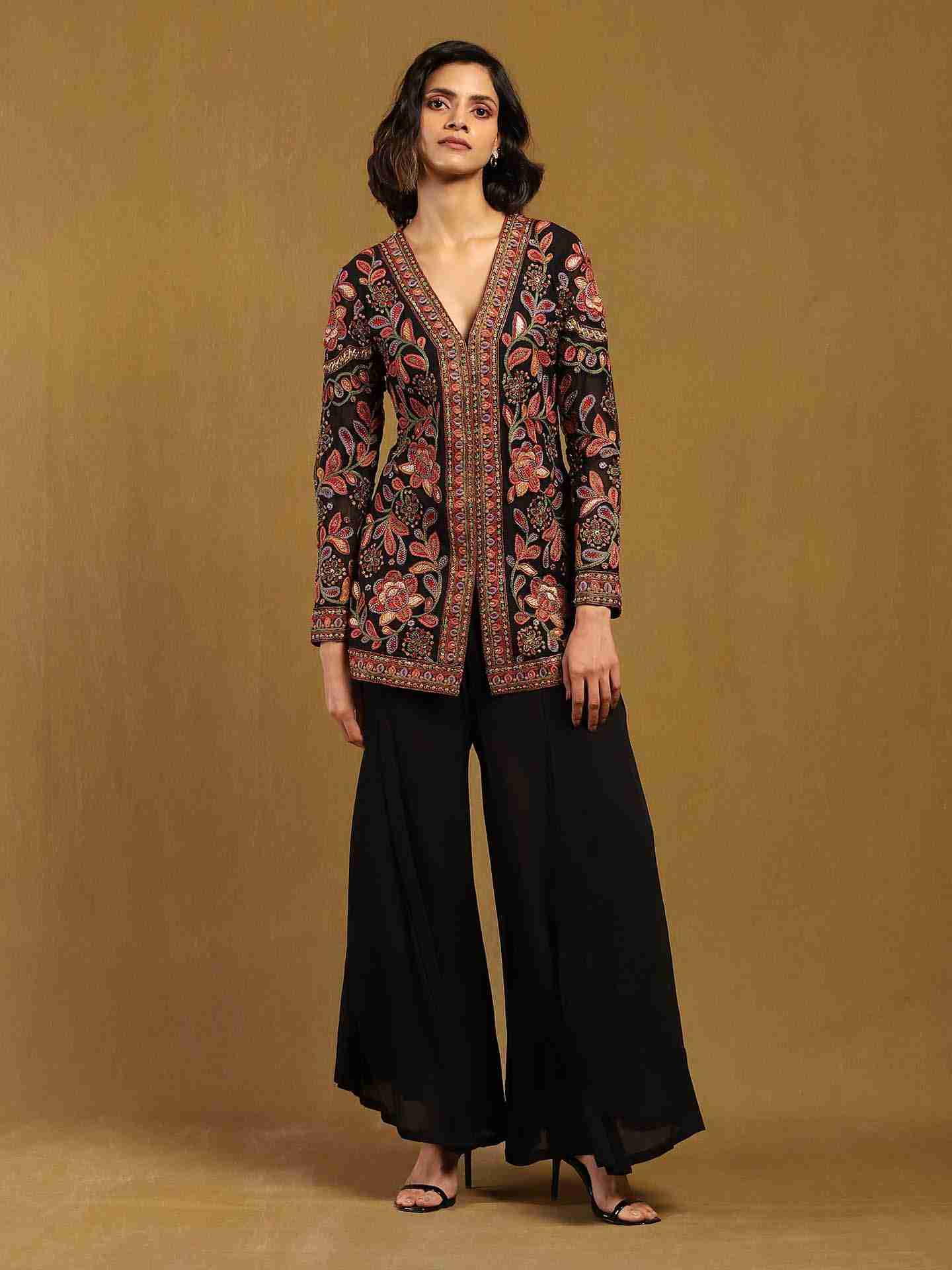 Black Velentine Co-ord Set