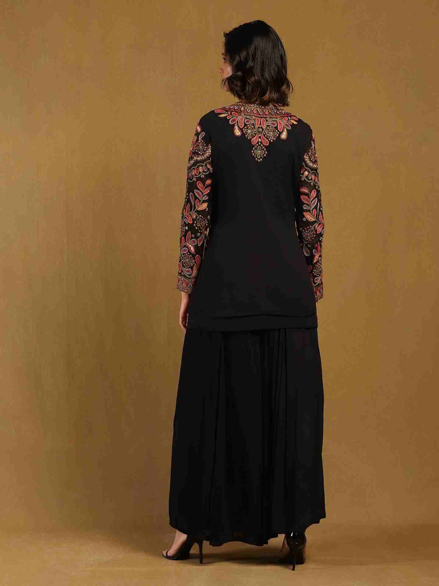 Black Velentine Co-ord Set