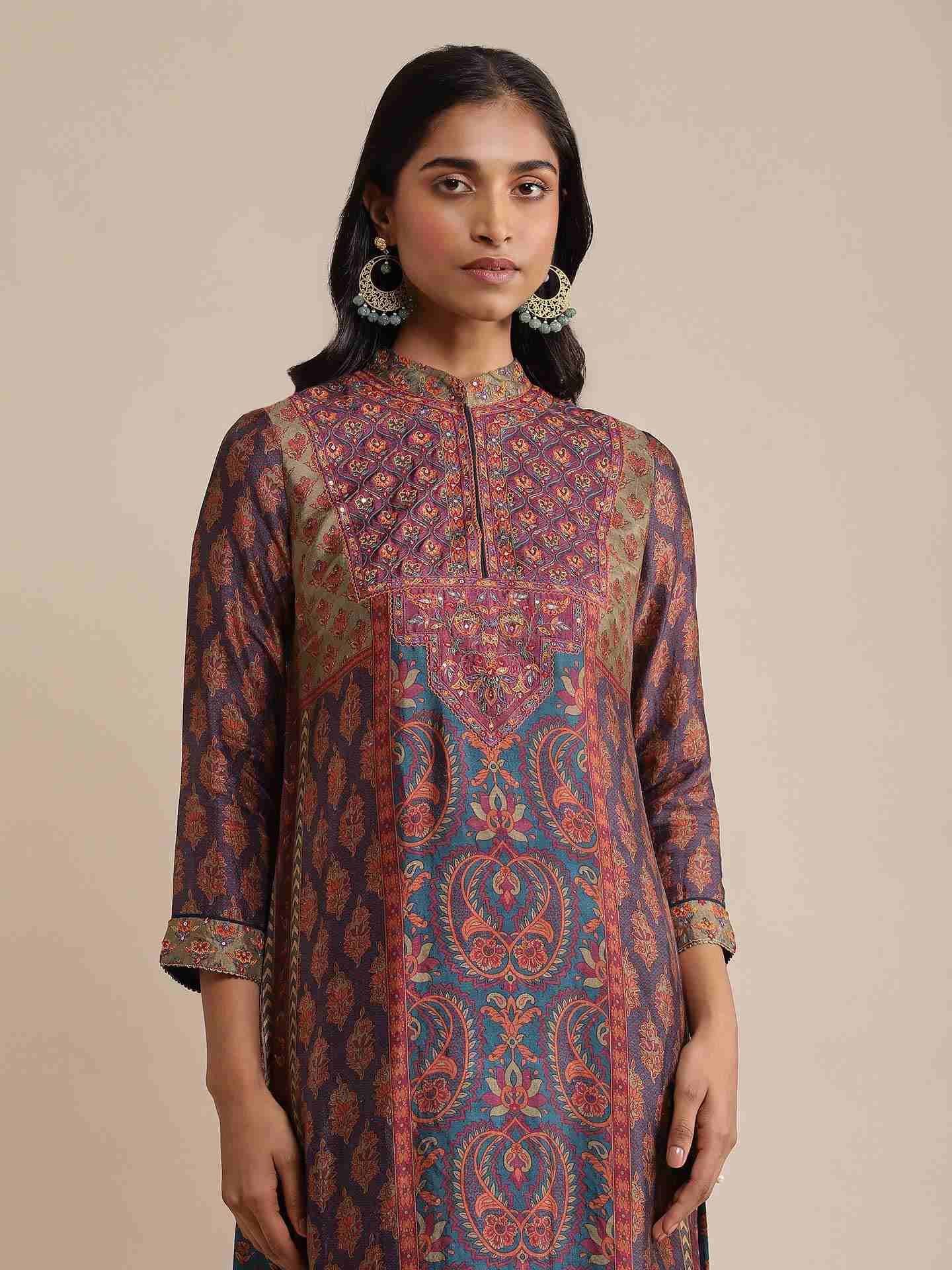 Purple Pushkar Suit Set