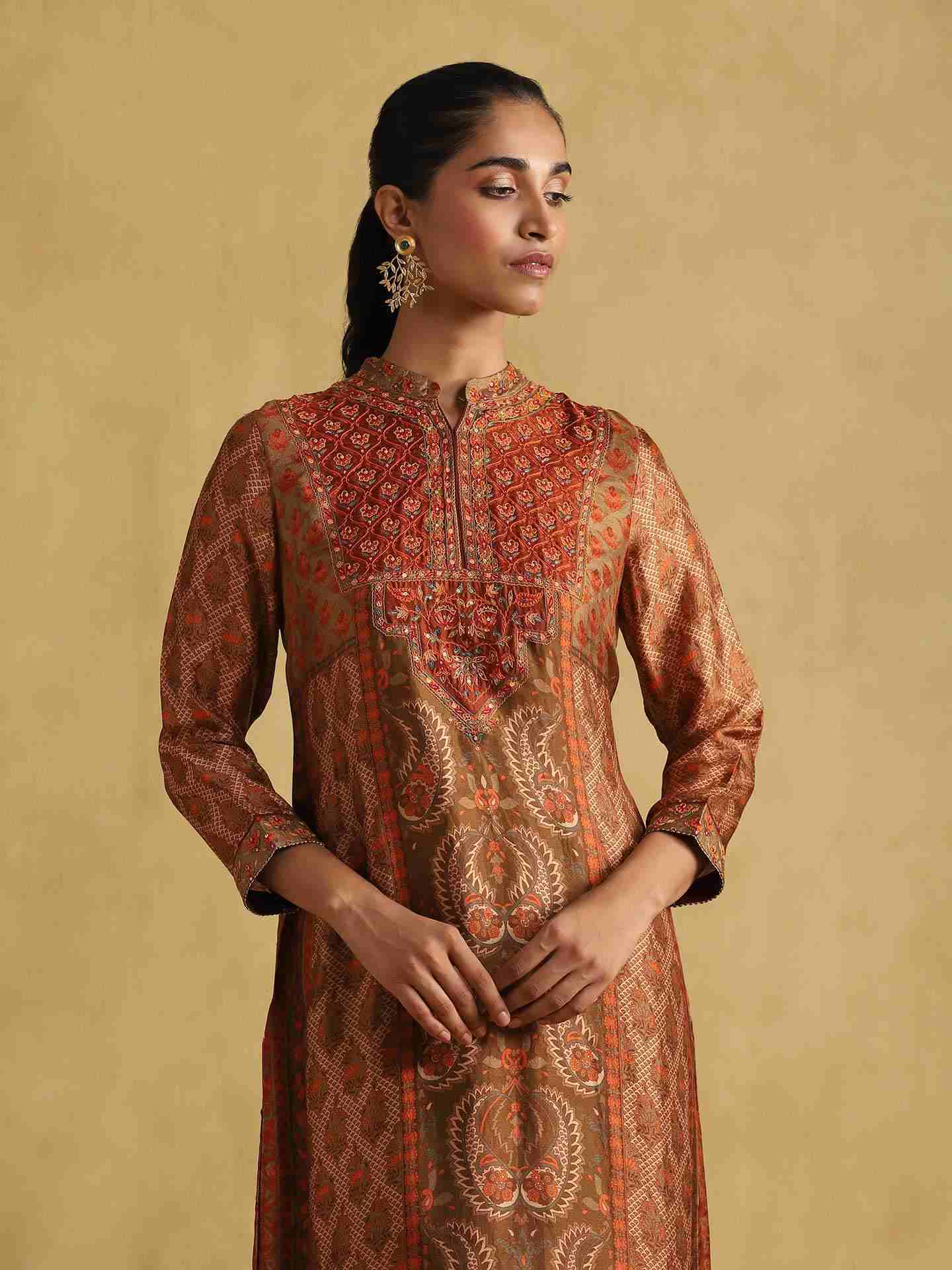 Rust Pushkar Suit Set