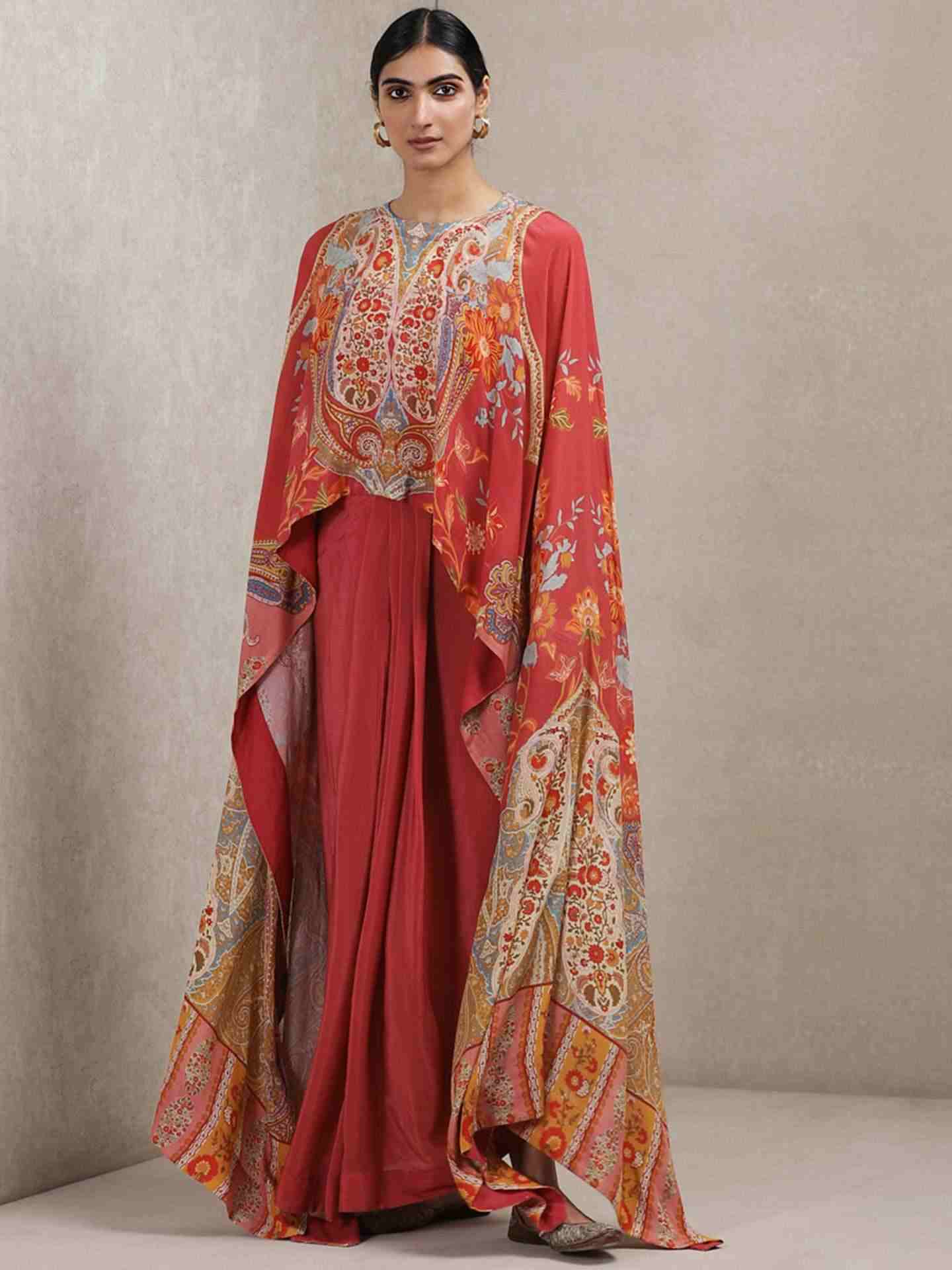 Rose Pink Navishtha Crepe Suit Set