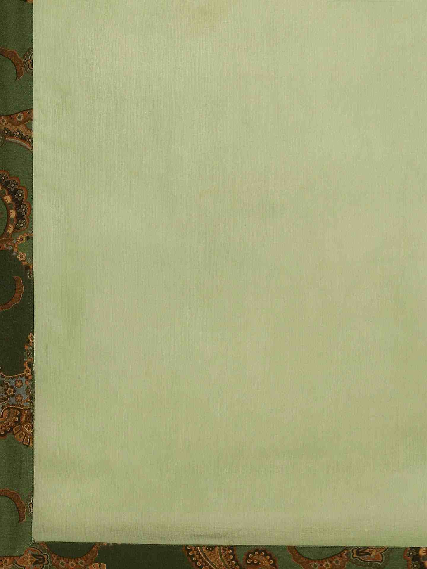 Green Rukmini Crepe Suit Set