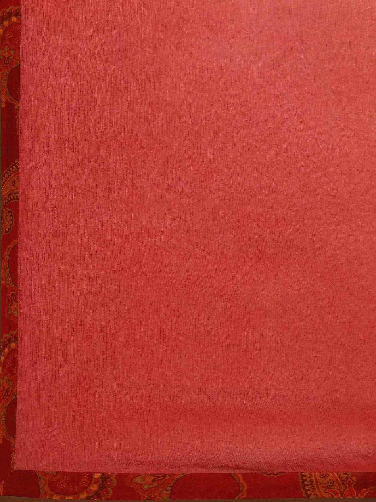 Rust Rukmini Crepe Suit Set