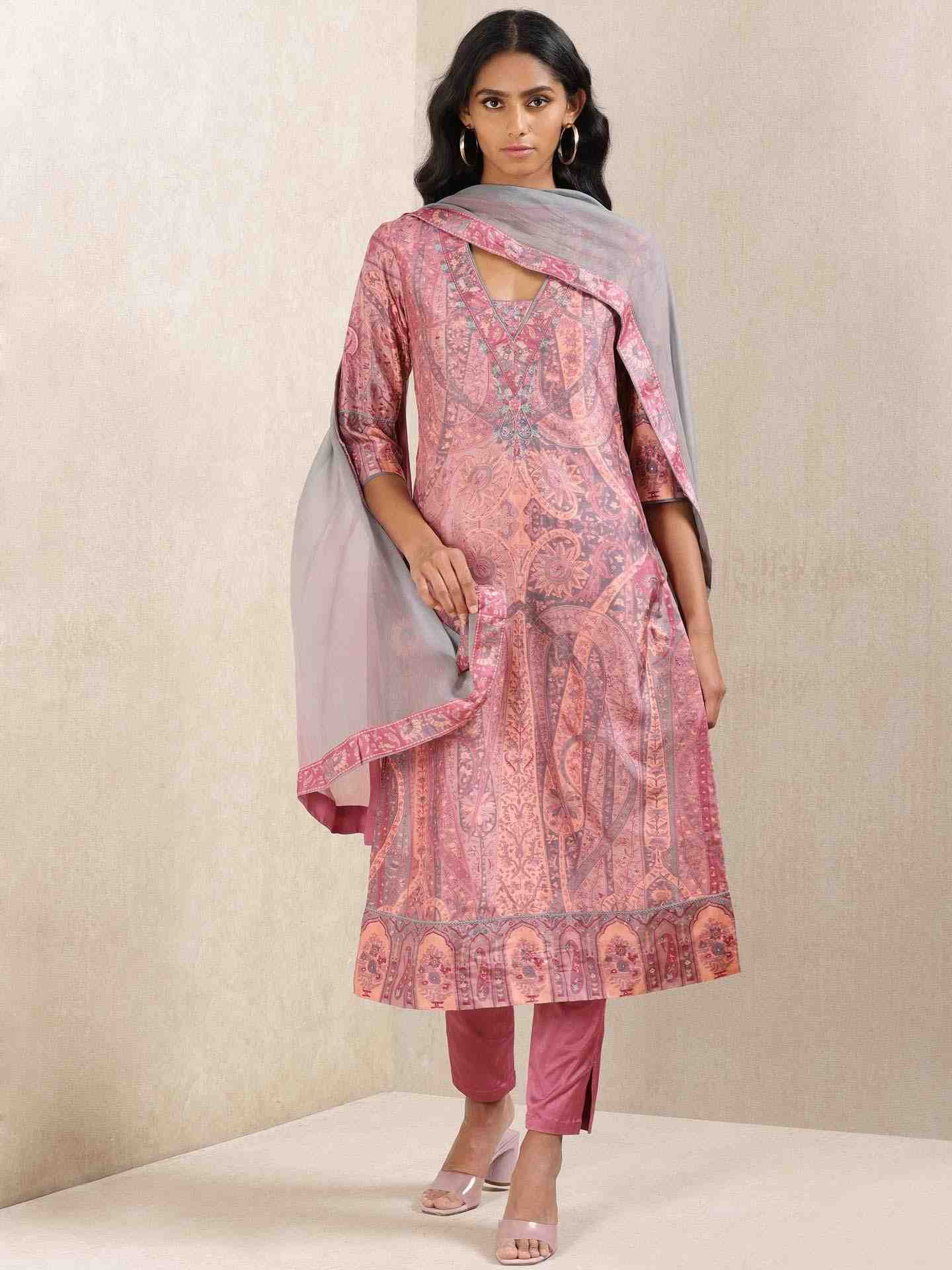 Pink Maharaja Suit Set