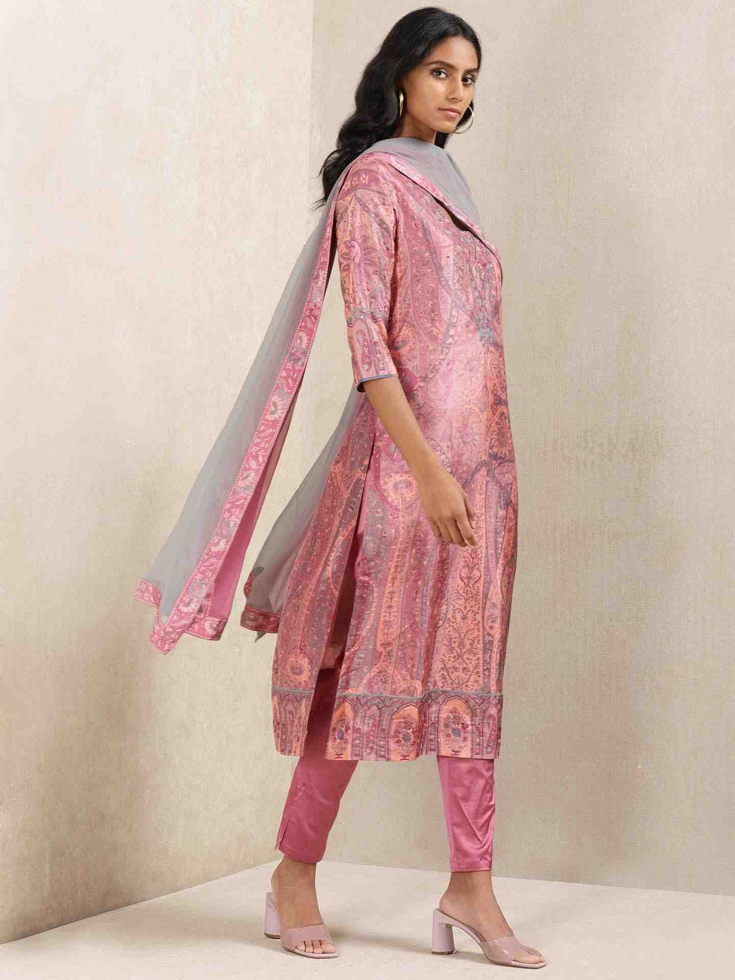 Pink Maharaja Suit Set