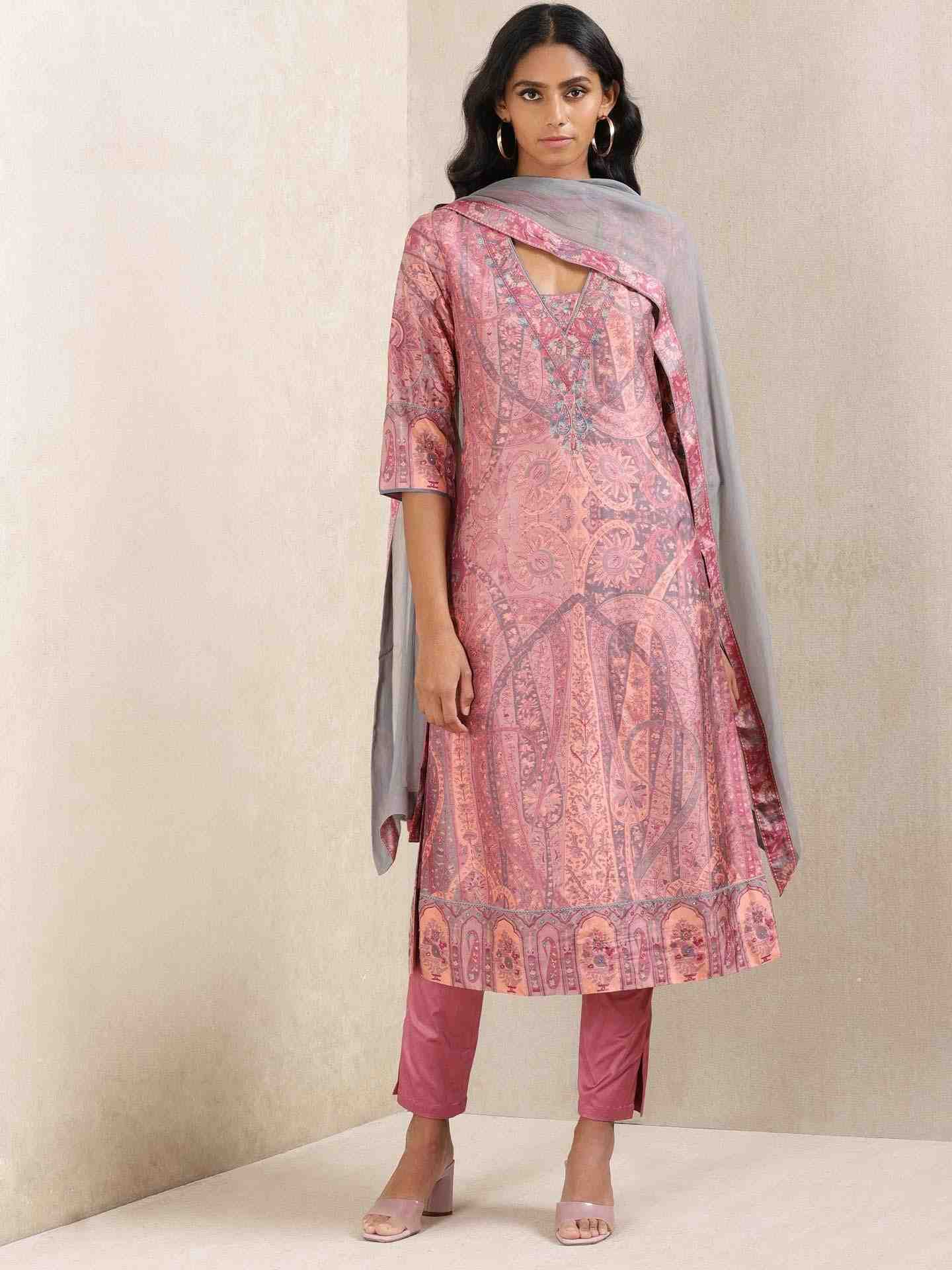 Pink Maharaja Suit Set