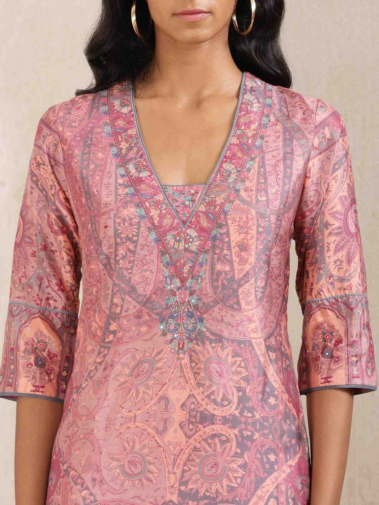 Pink Maharaja Suit Set