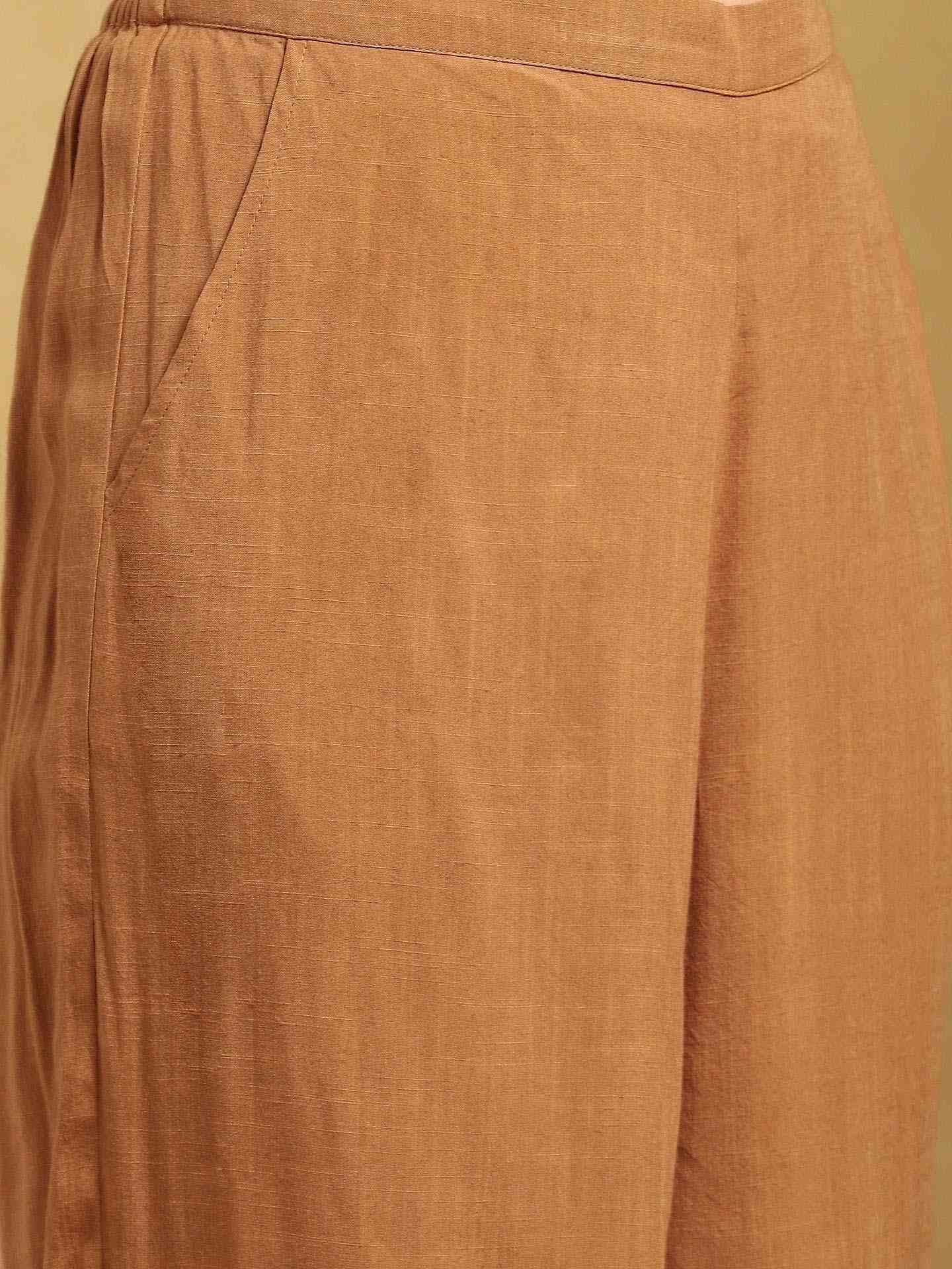 Beige Chiriya Cotton Suit Set