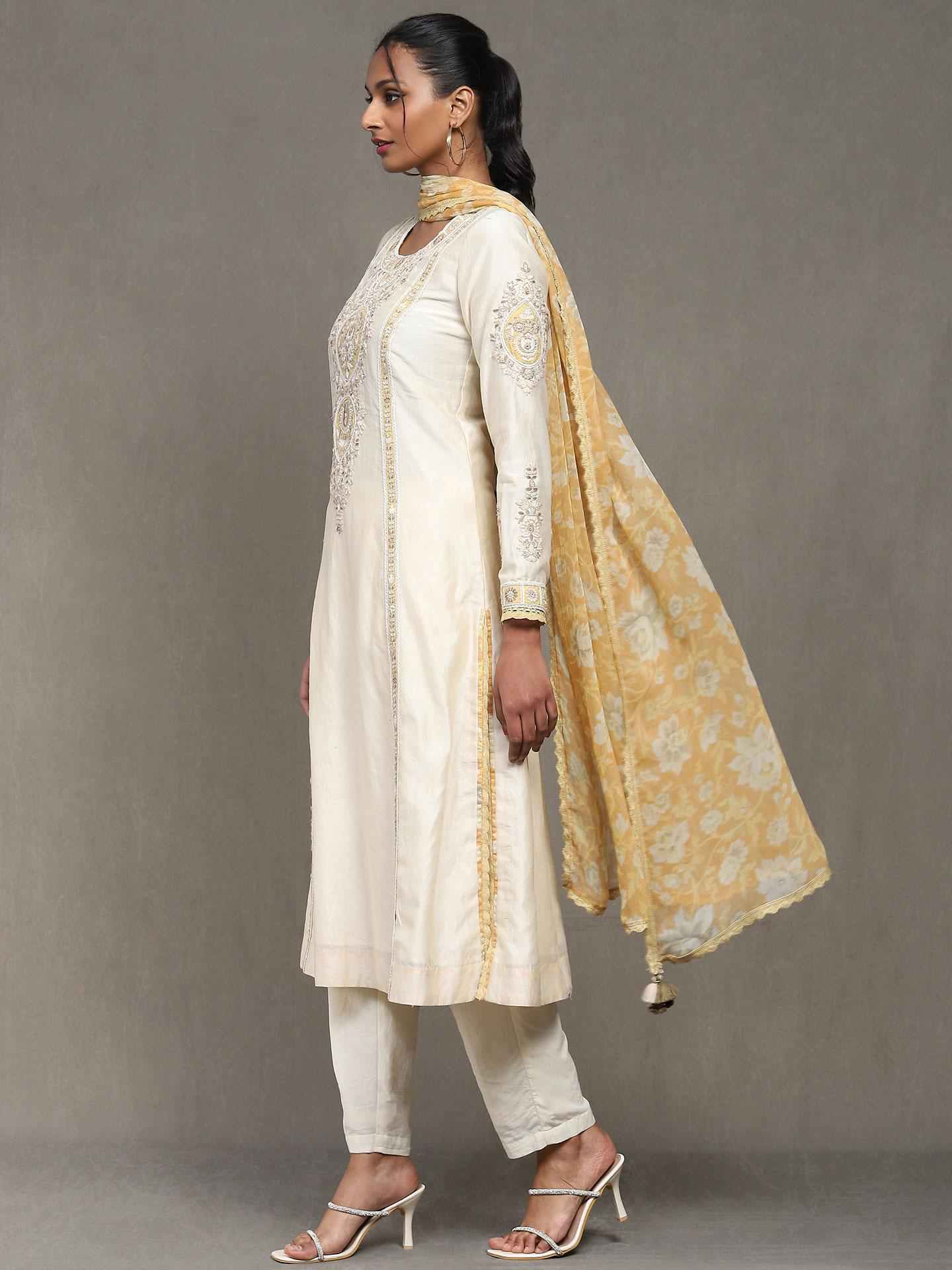 Ivory Afreen Suit Set