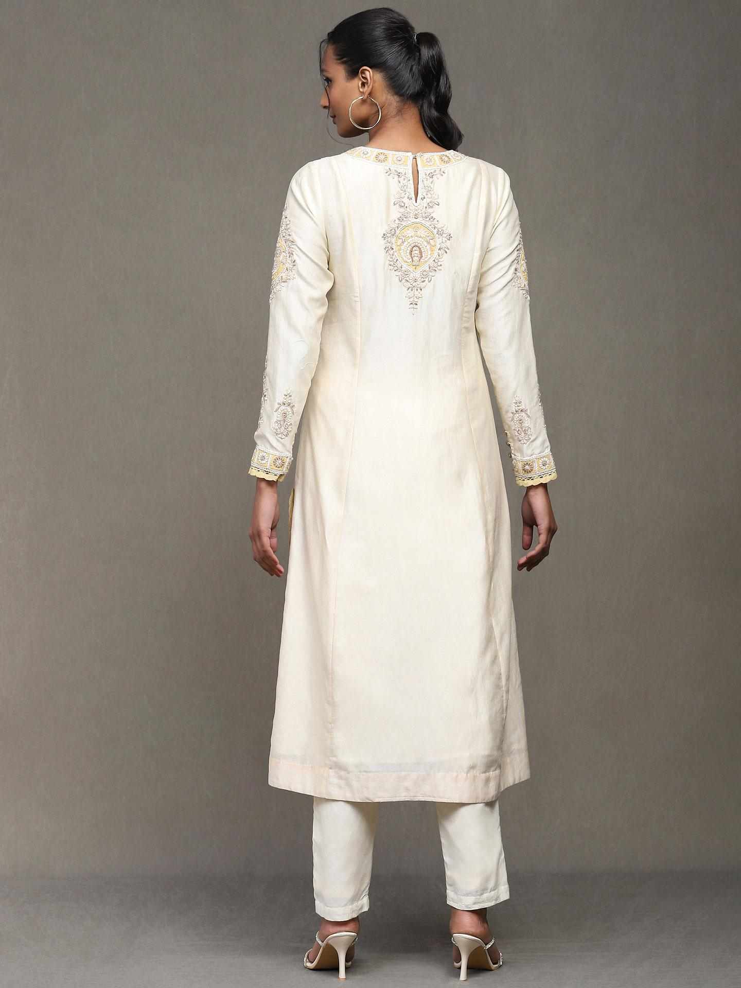 Ivory Afreen Suit Set