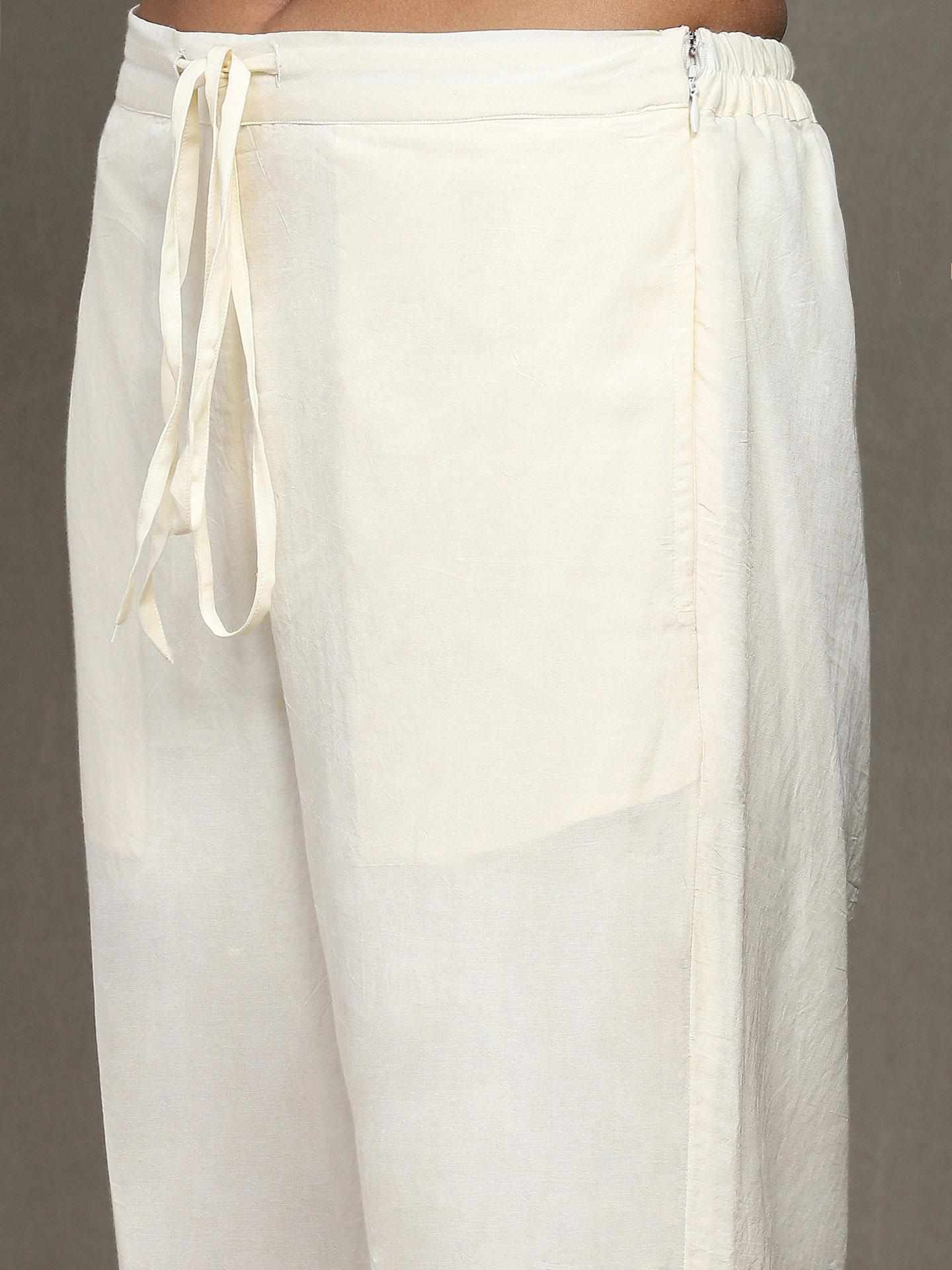 Ivory Afreen Suit Set