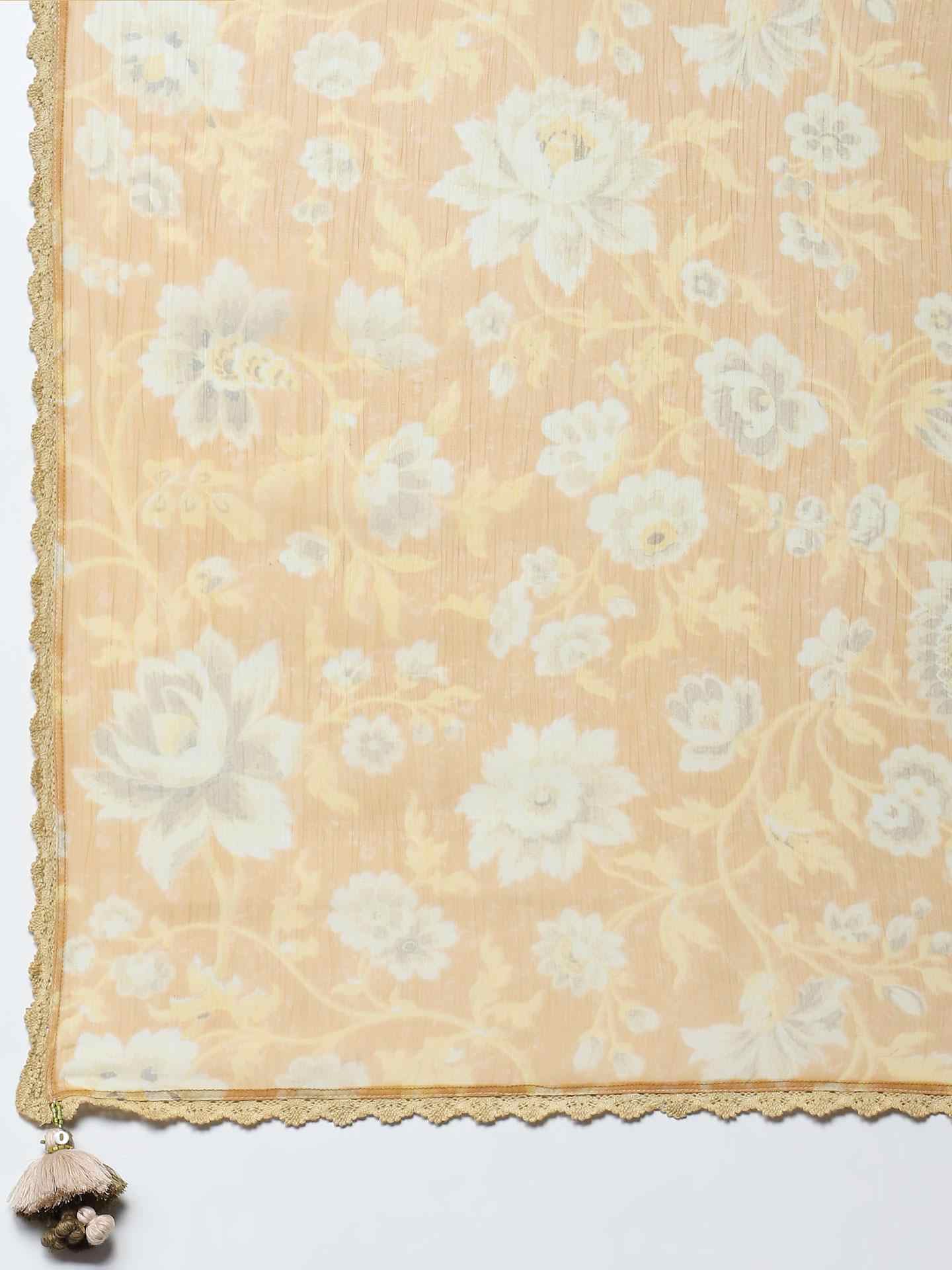 Ivory Afreen Suit Set