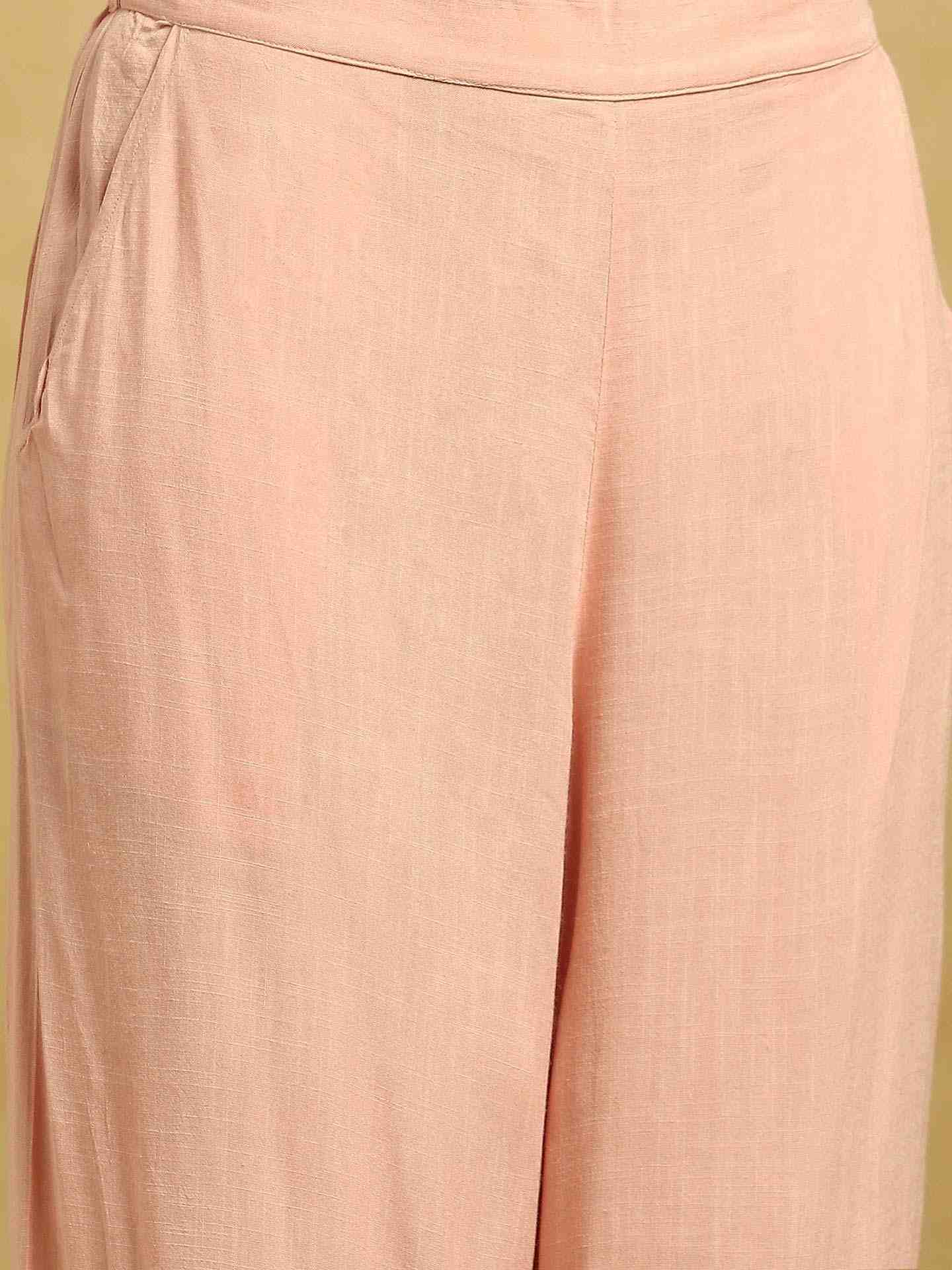 Beige Ashoka Chanderi Suit Set