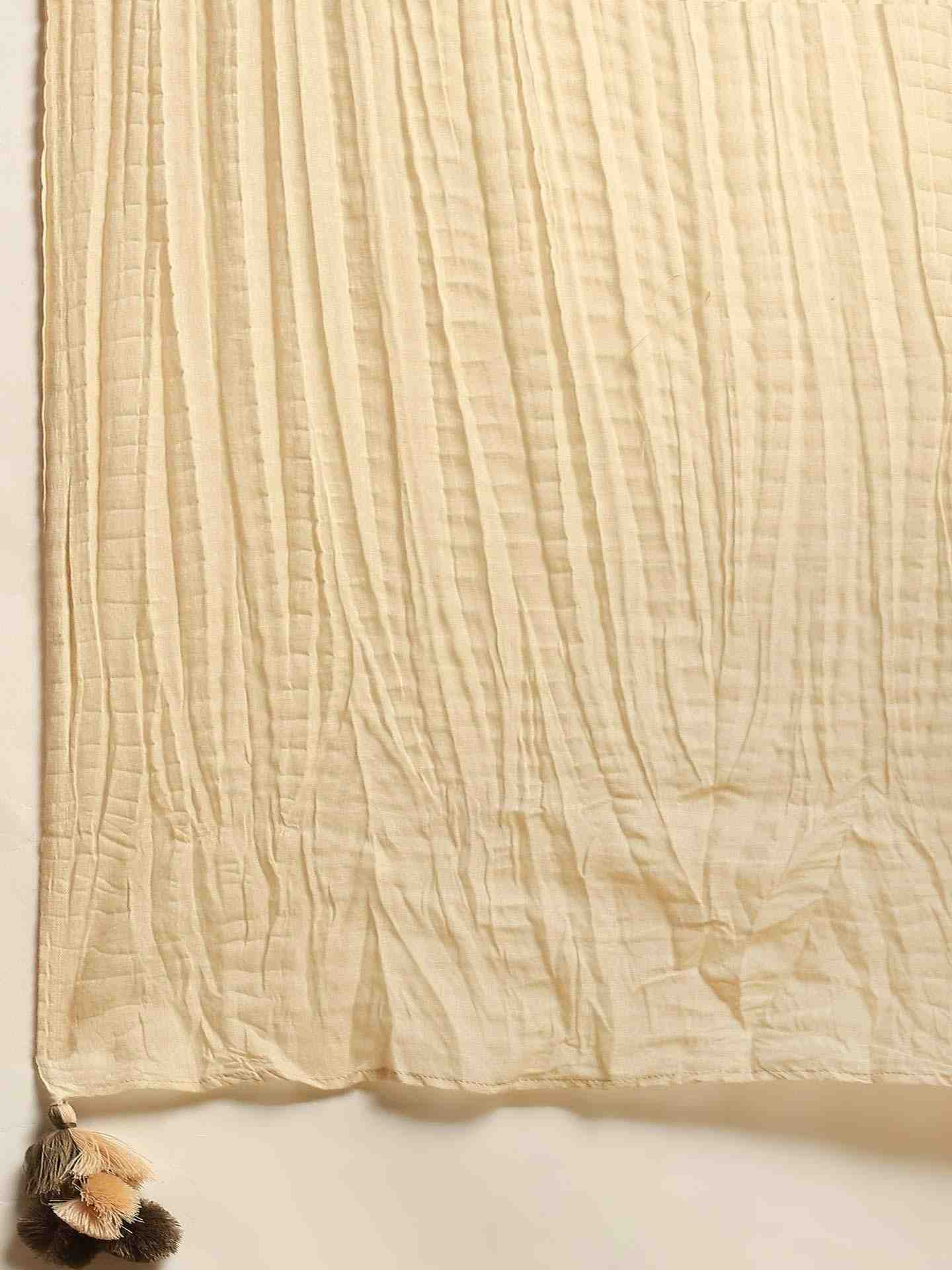 Olive Bulbul Chanderi Suit Set