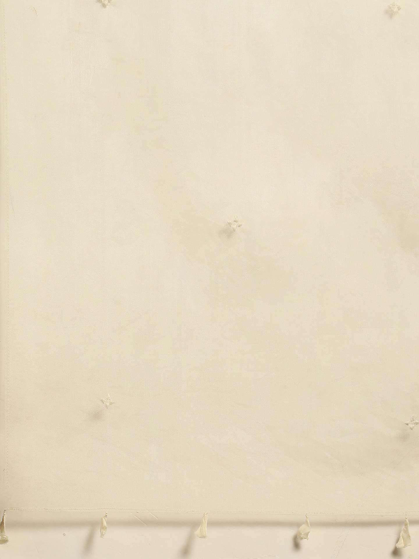 Off White Baadal Chanderi Suit Set