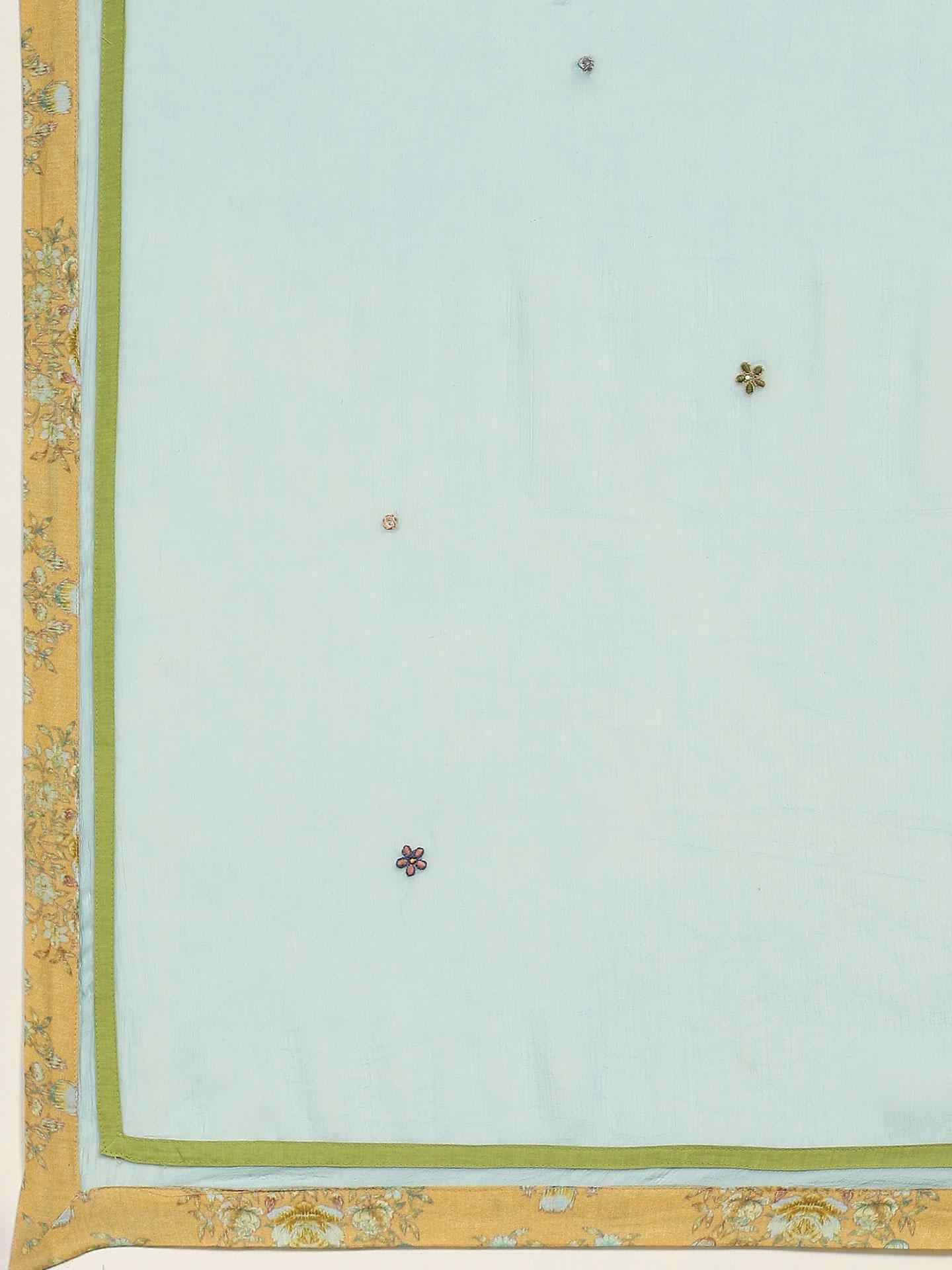 Blue Zaiba Sharara Suit