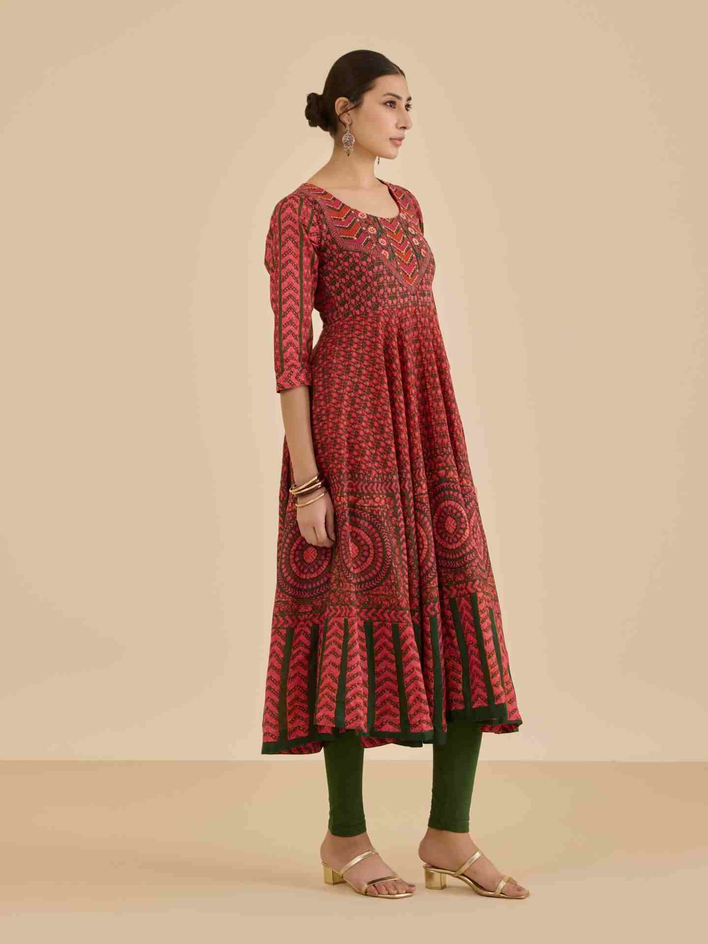 Green Jigisa  Suit Set