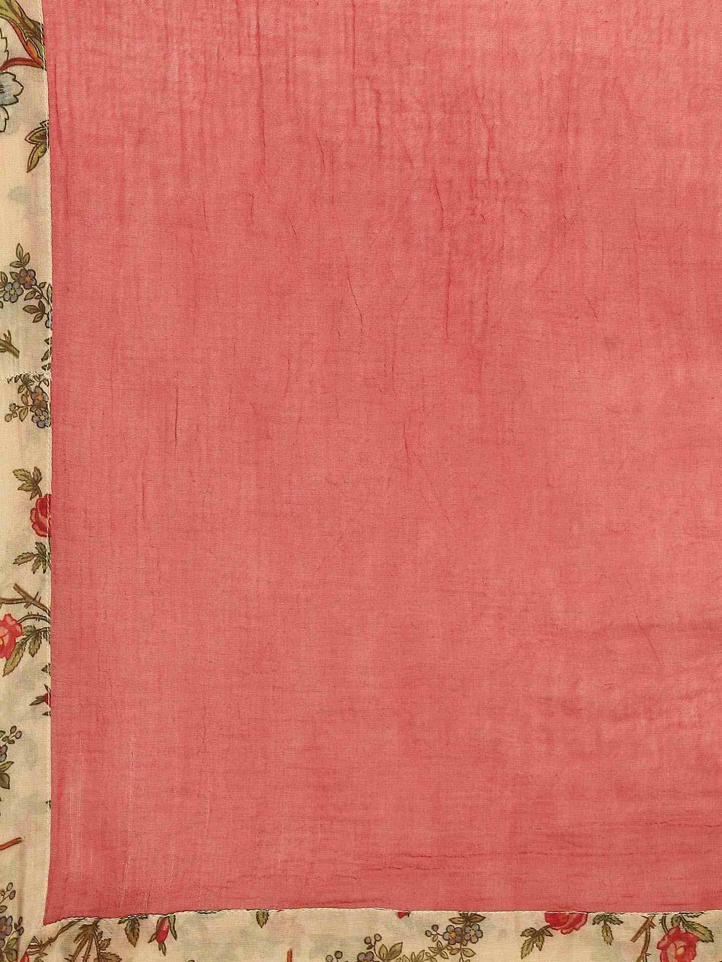 Ecru Greece Cotton Anarkali Suit Set