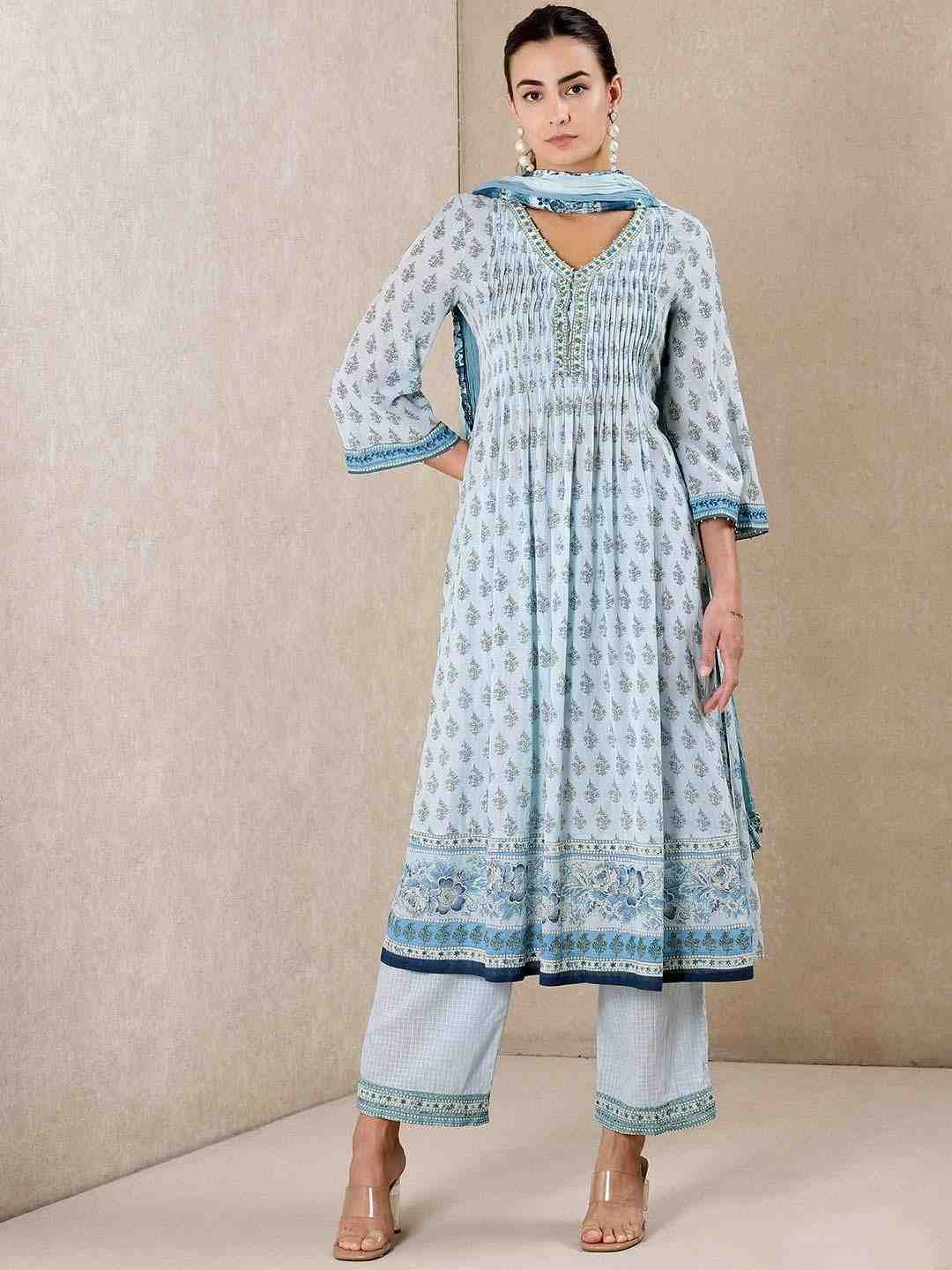 Blue Sabana Suit Set