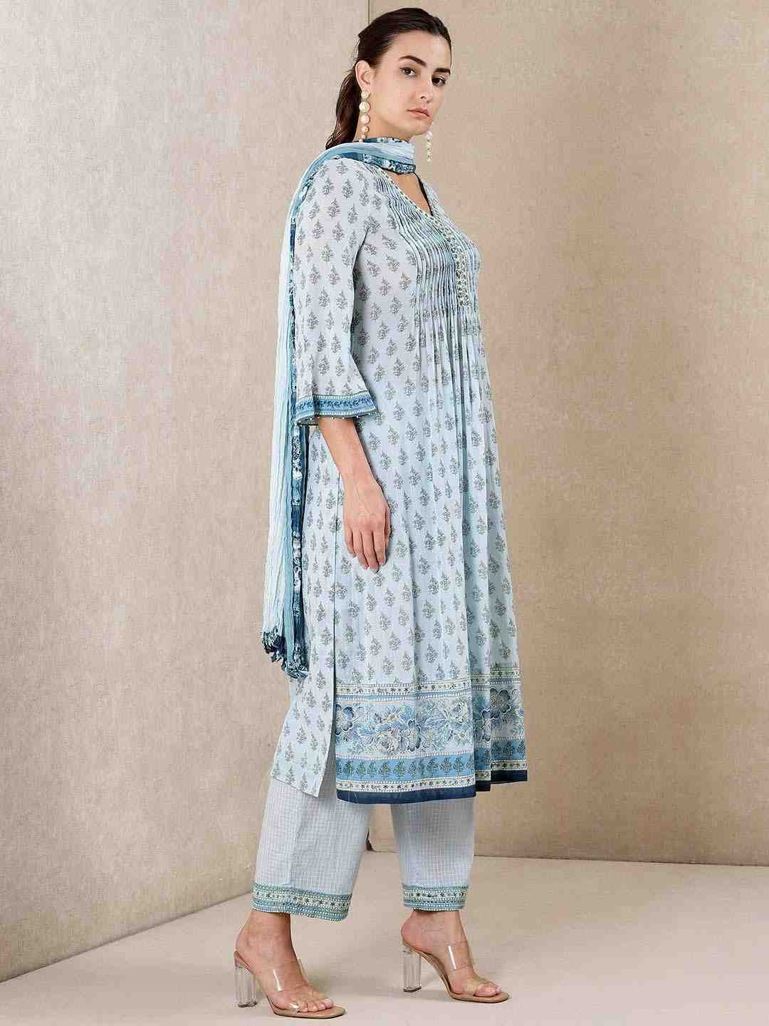 Blue Sabana Suit Set